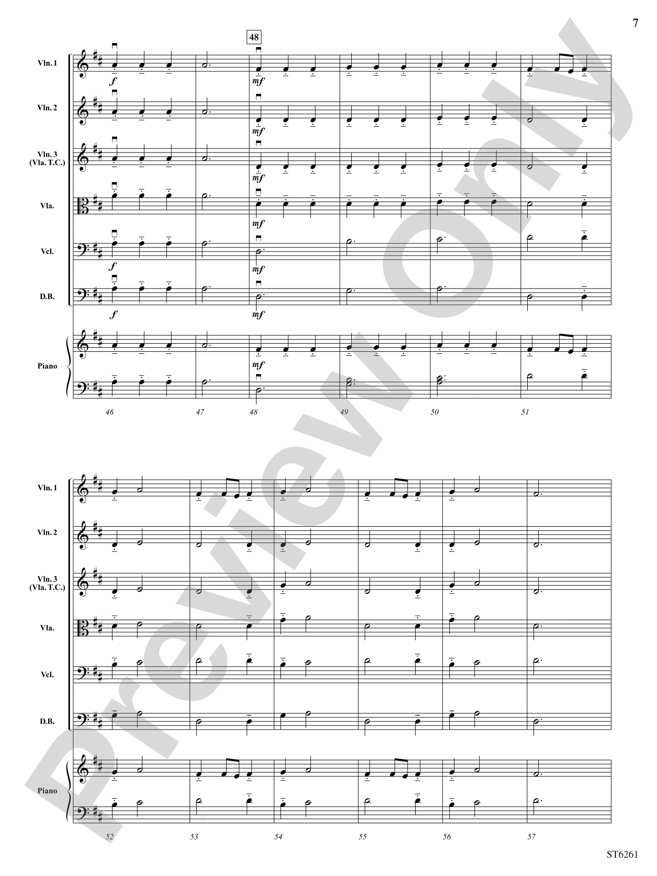 La Cavaleria de Napoles: String Orchestra Conductor Score & Parts