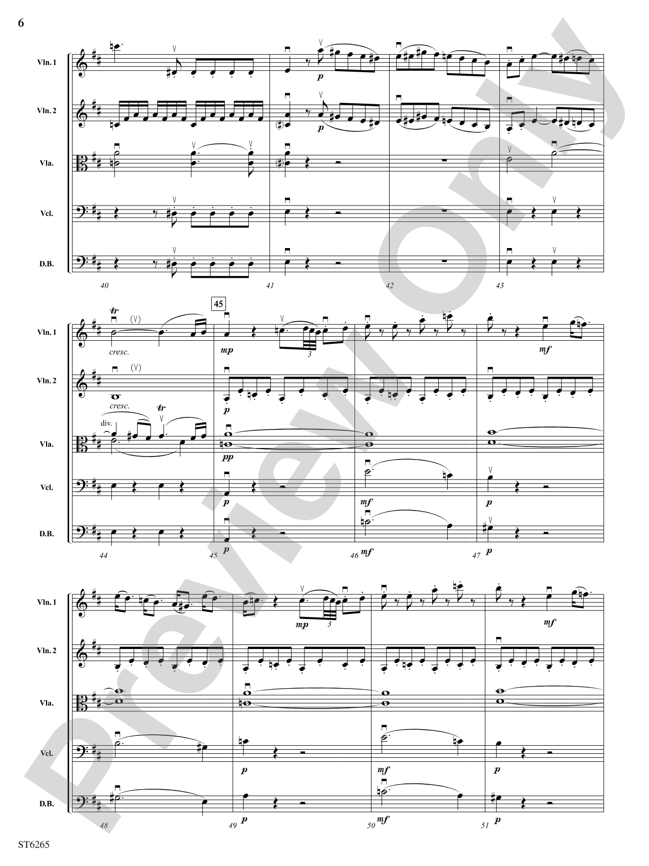 Overture to Idomeneo: Score