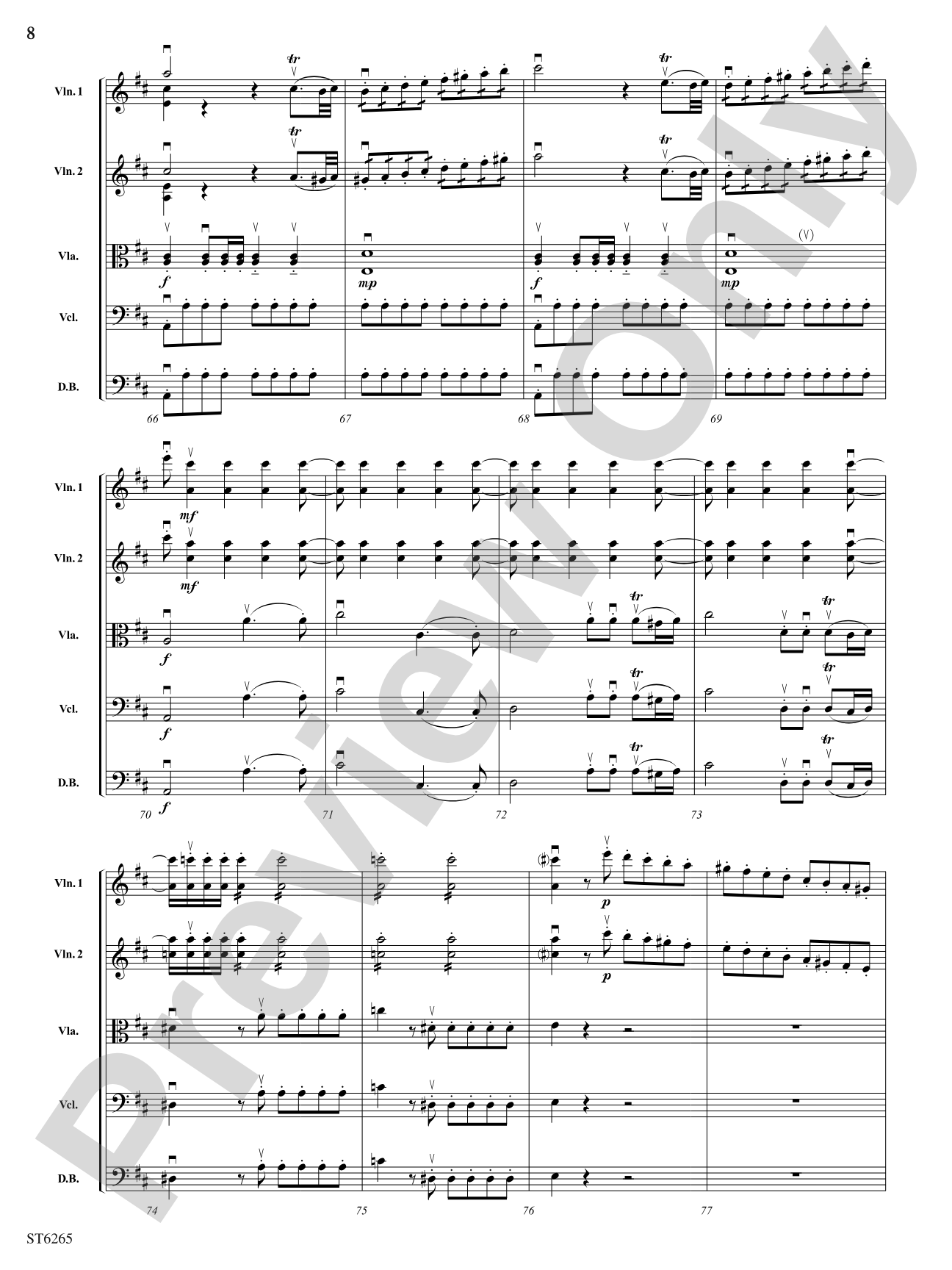 Overture to Idomeneo: Score