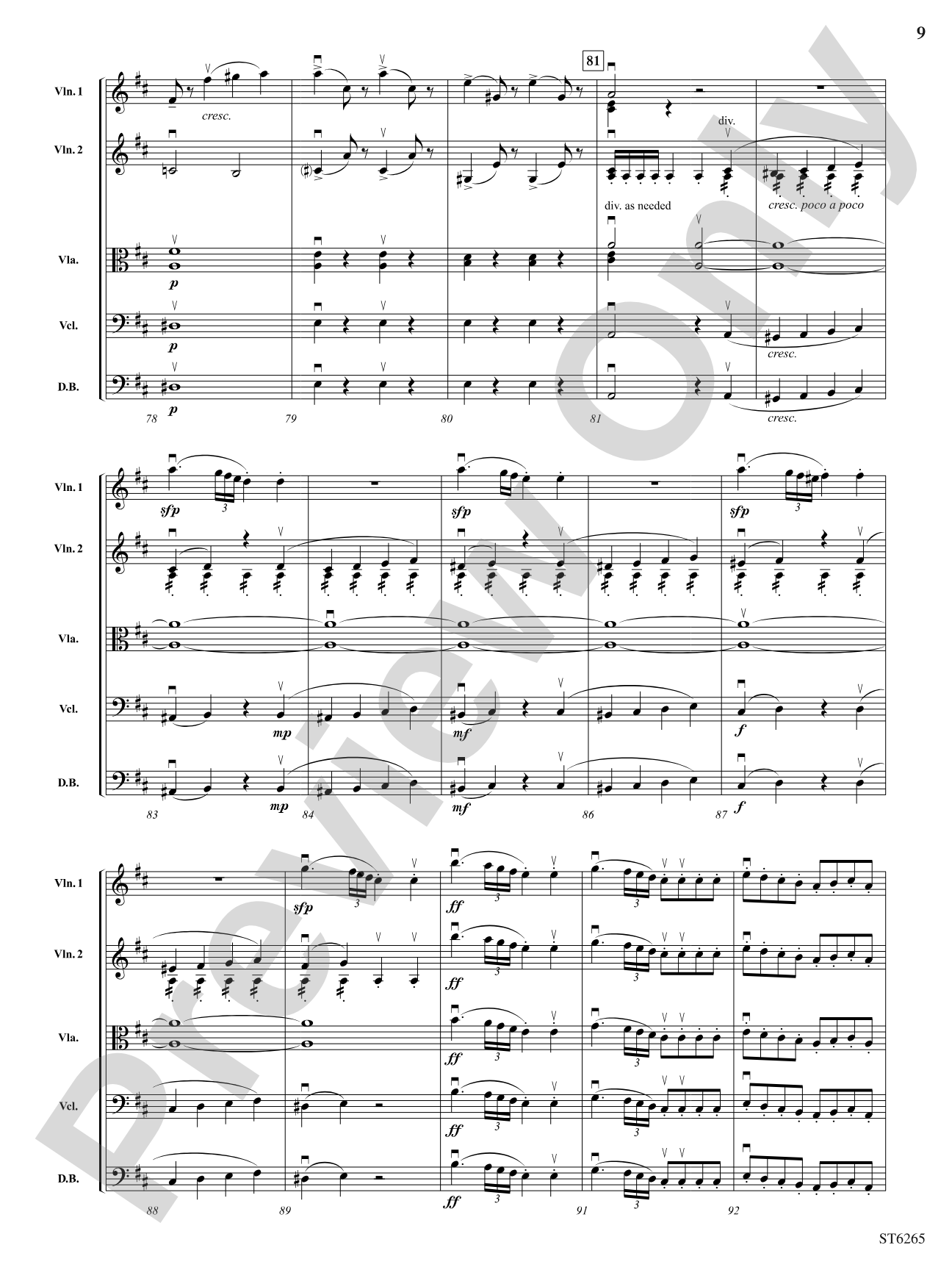 Overture to Idomeneo: Score