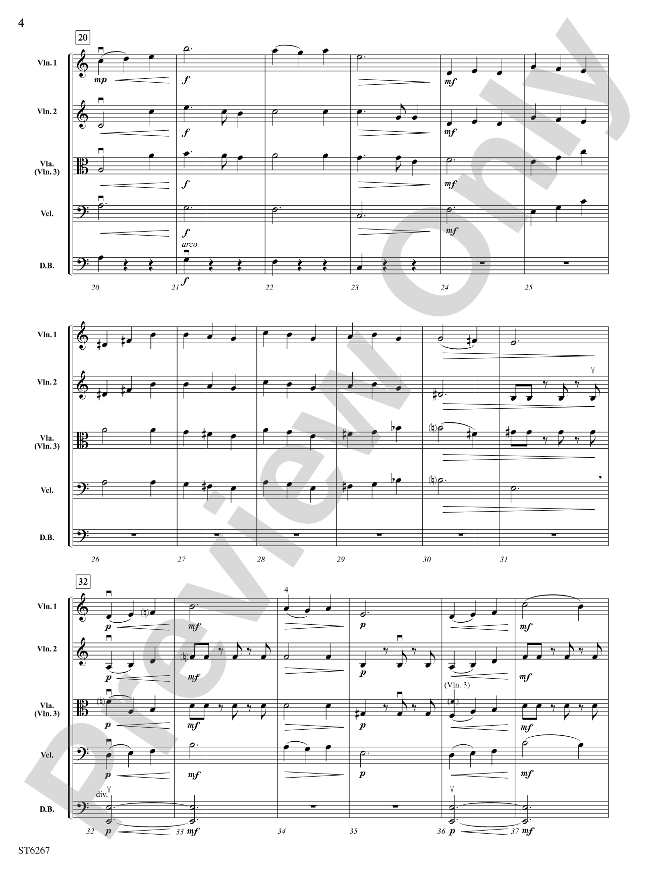 Cordoba: String Orchestra Conductor Score & Parts