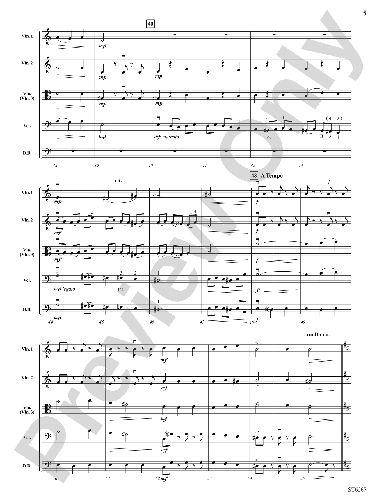 Cordoba: String Orchestra Conductor Score & Parts