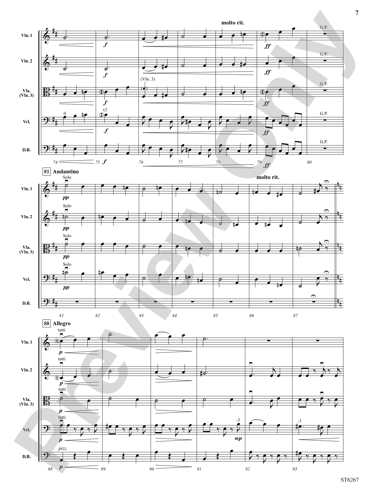 Cordoba: String Orchestra Conductor Score & Parts