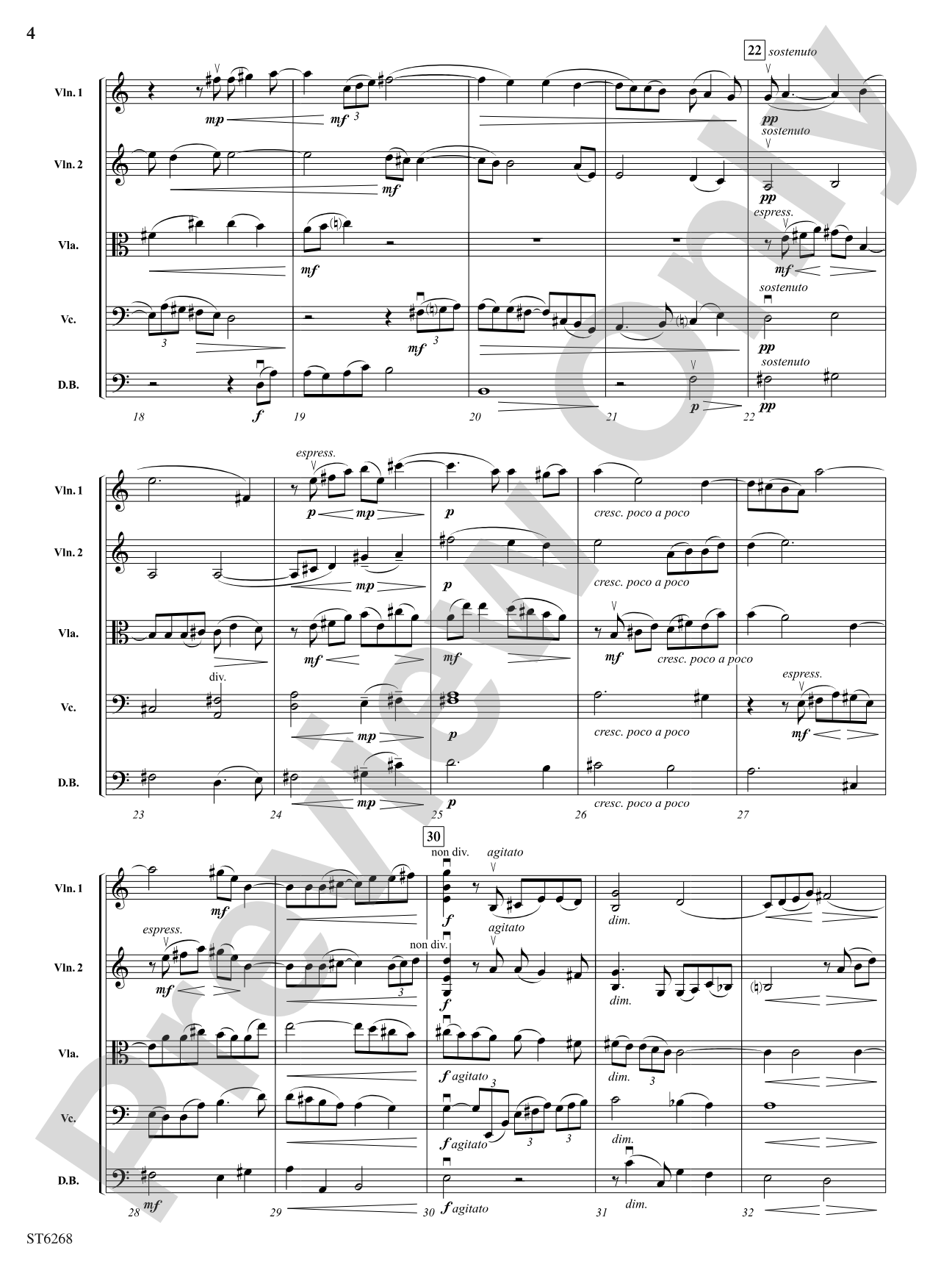 Mare Tranquillitatis: String Orchestra Conductor Score & Parts
