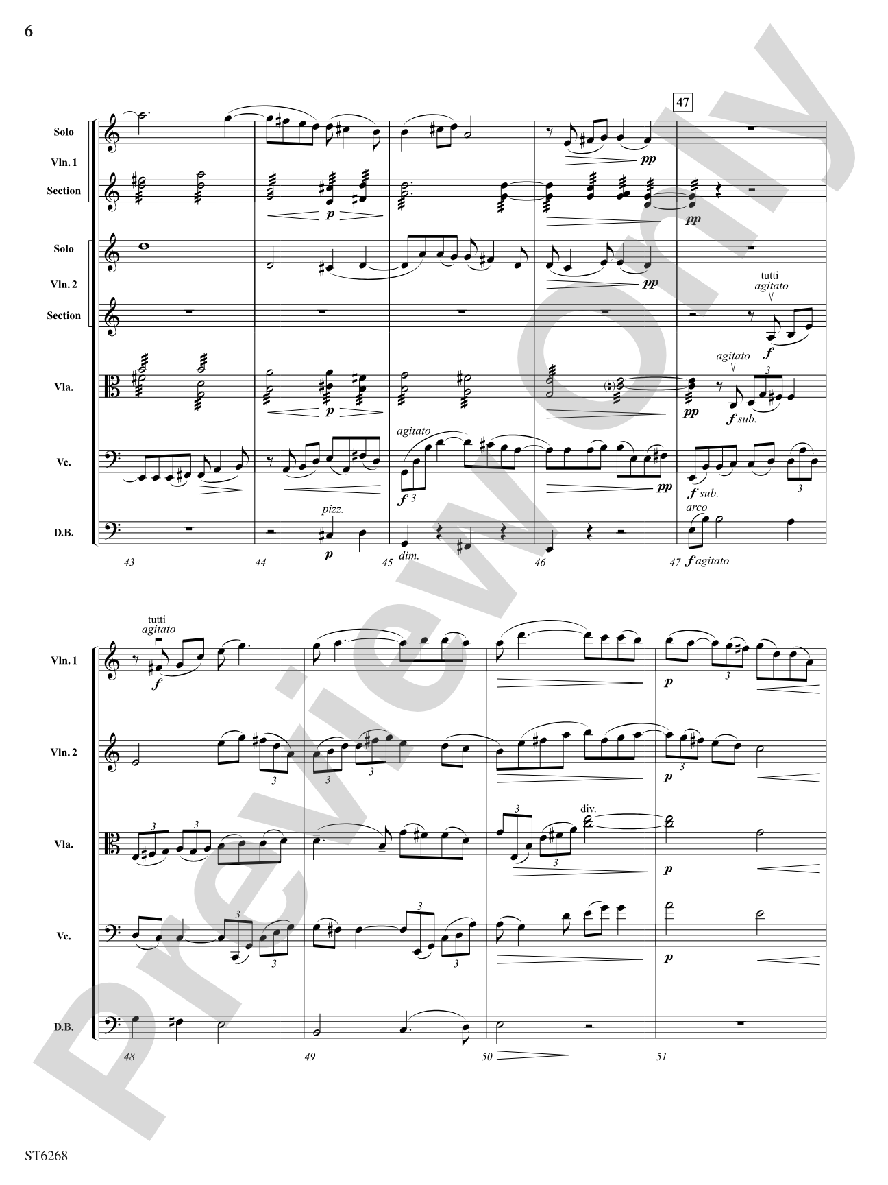 Mare Tranquillitatis: String Orchestra Conductor Score & Parts
