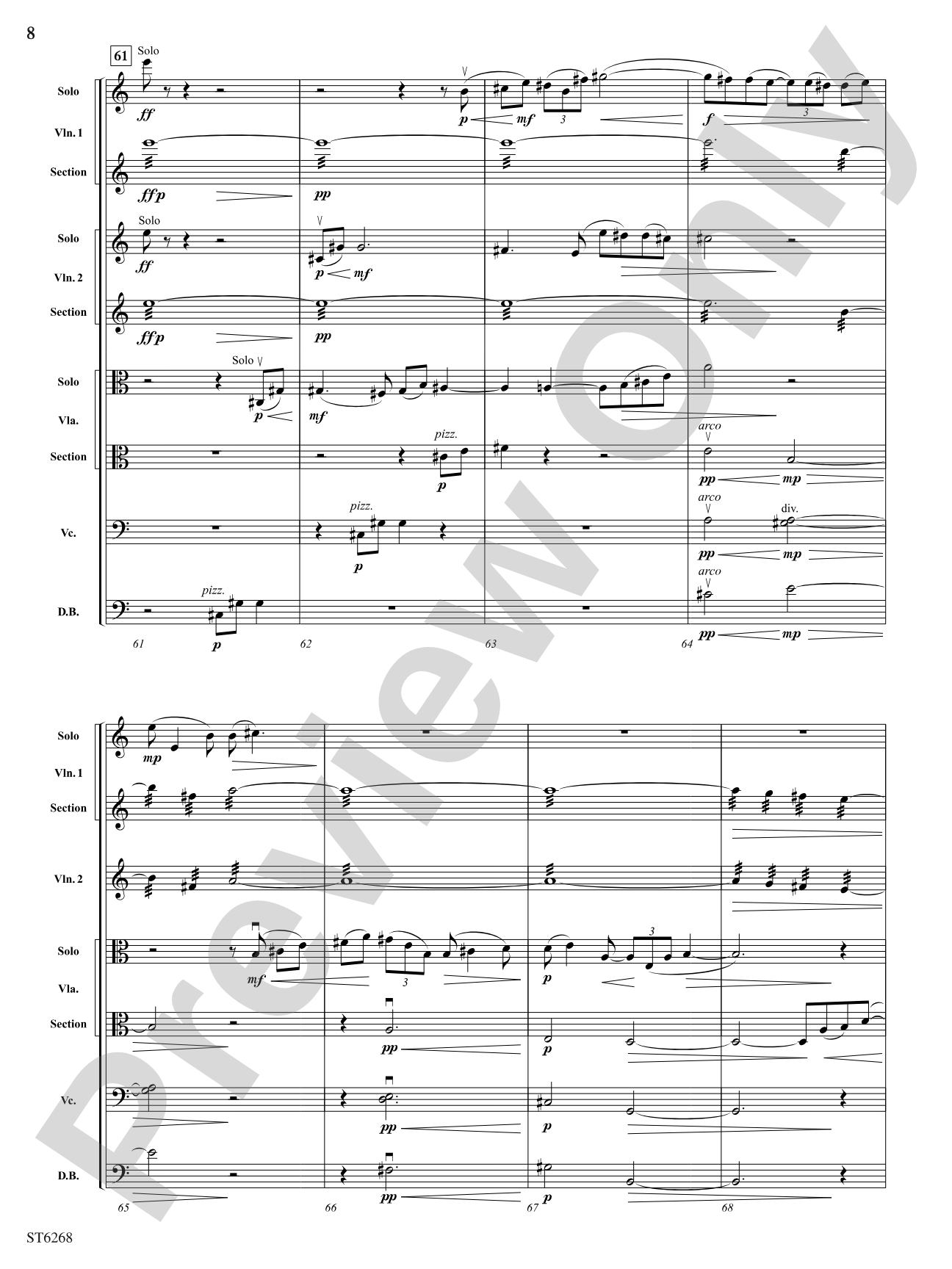 Mare Tranquillitatis: String Orchestra Conductor Score & Parts