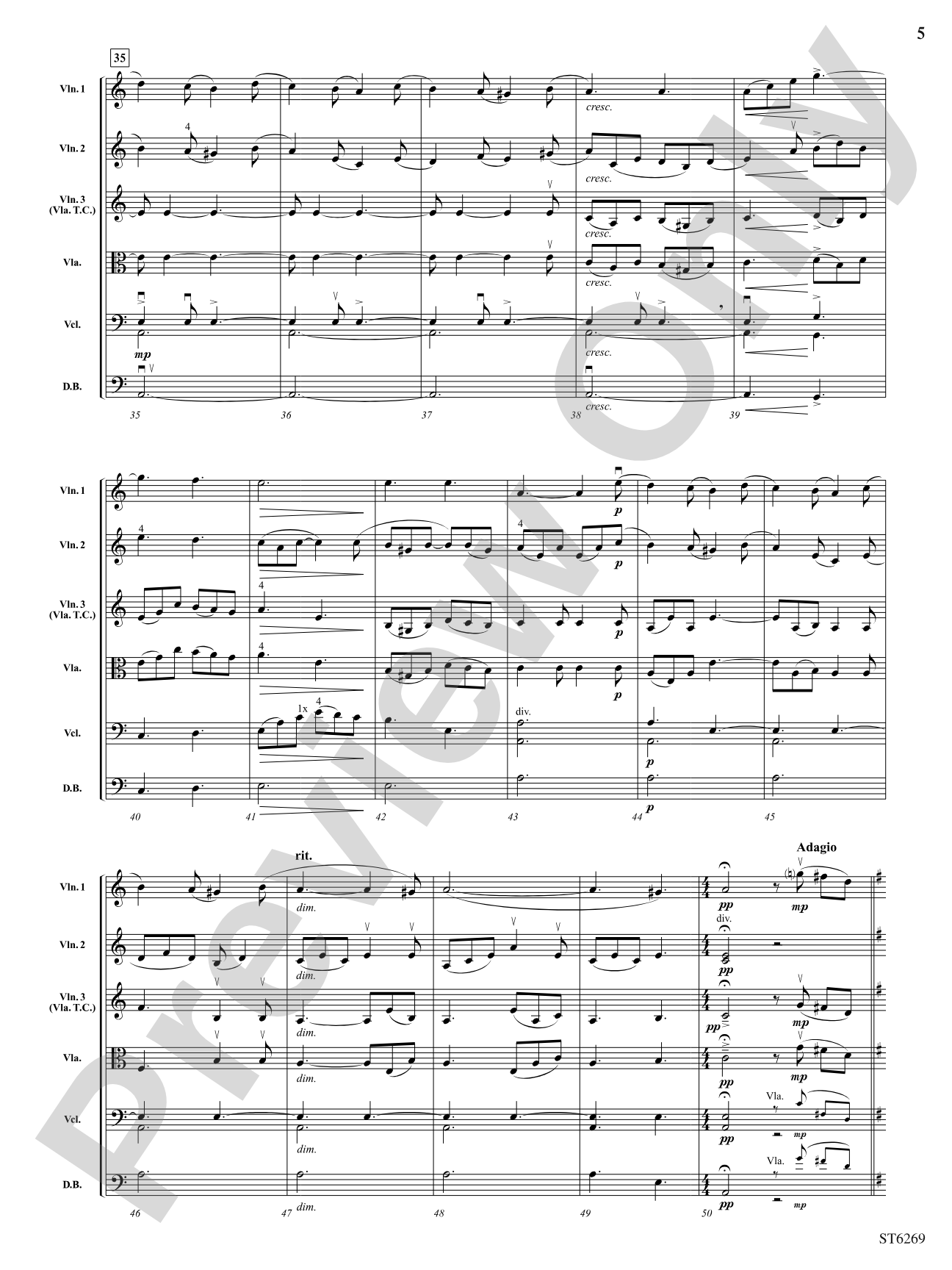 A Venetian Serenade: String Orchestra Conductor Score & Parts