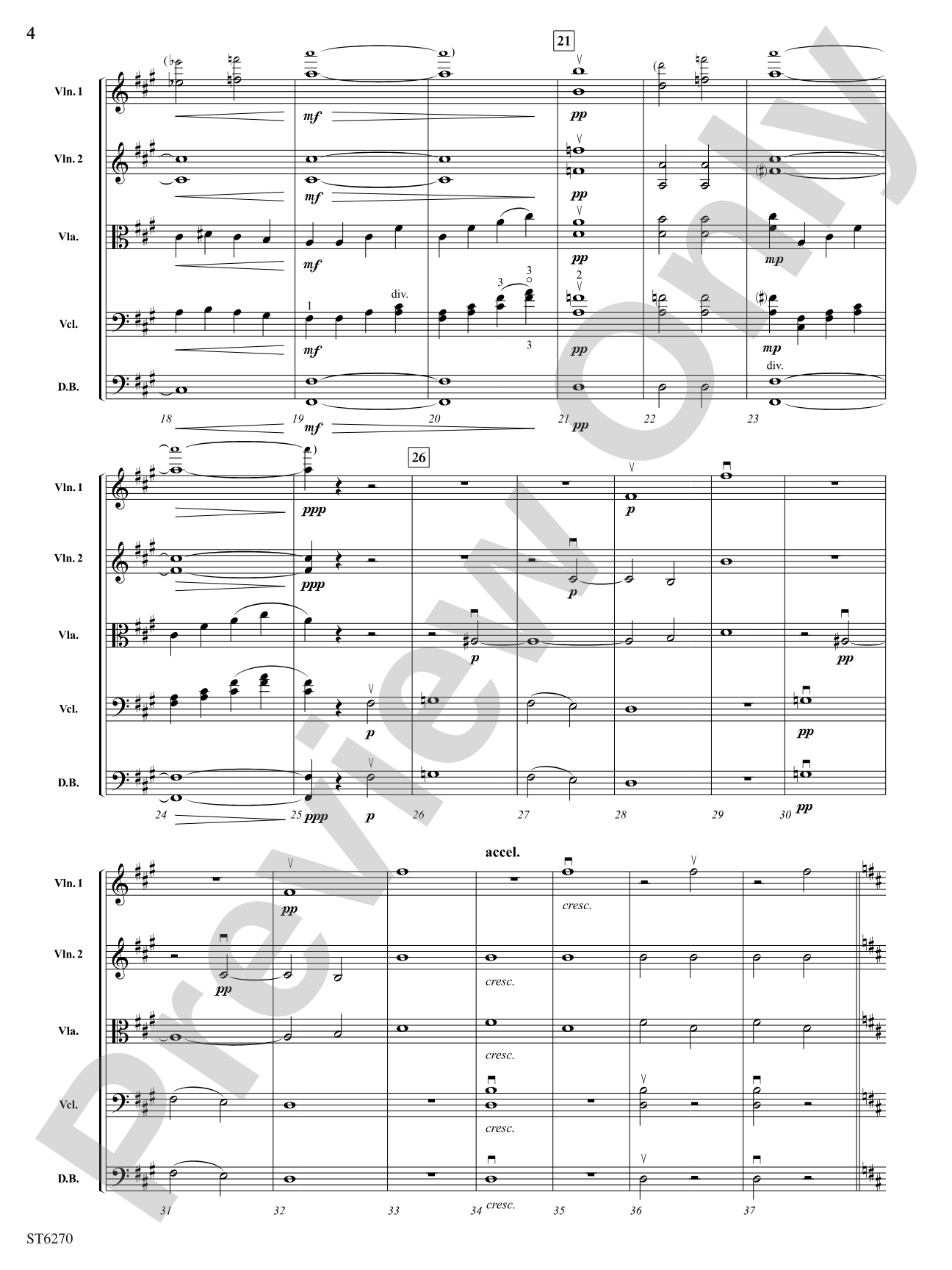 Themes from Romeo and Juliet: String Orchestra Conductor Score & Parts