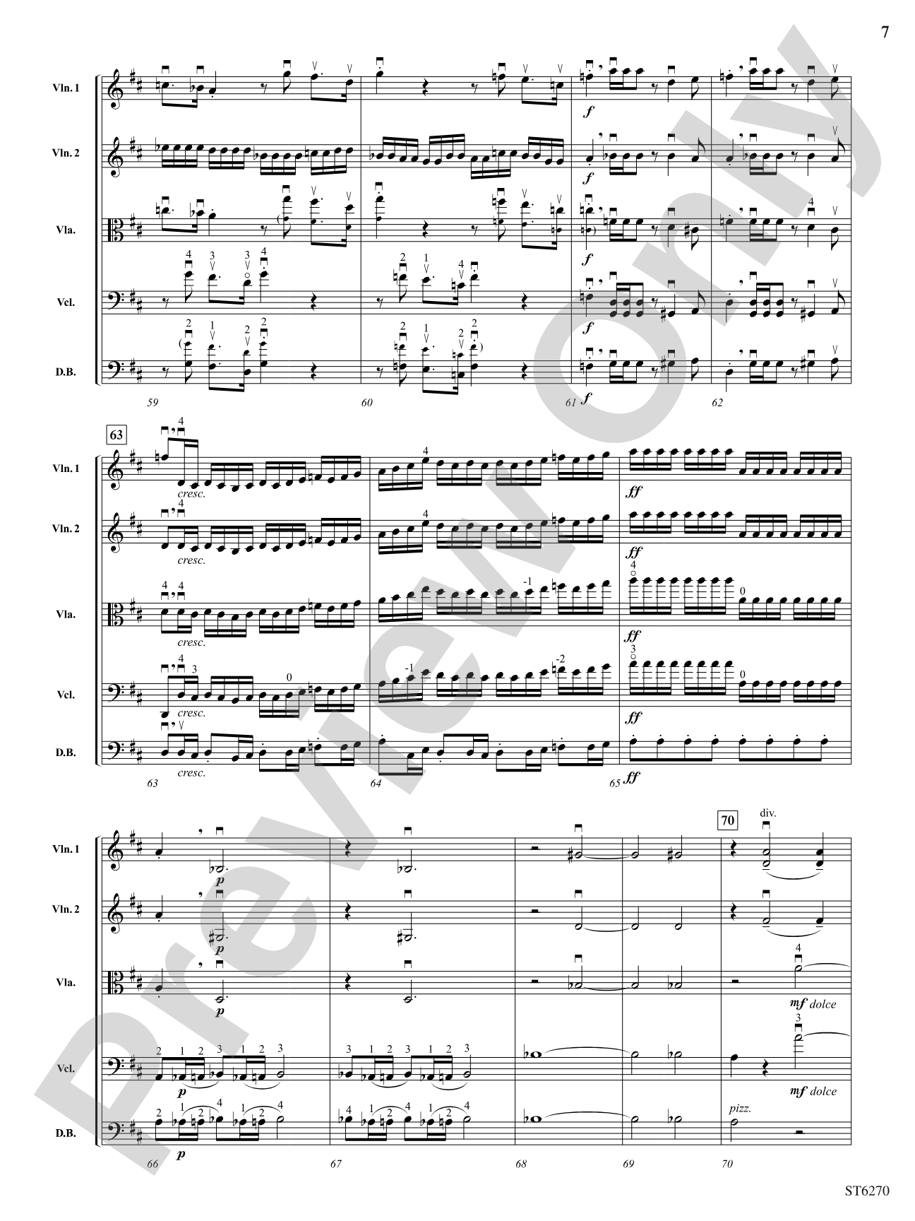 Themes from Romeo and Juliet: String Orchestra Conductor Score & Parts