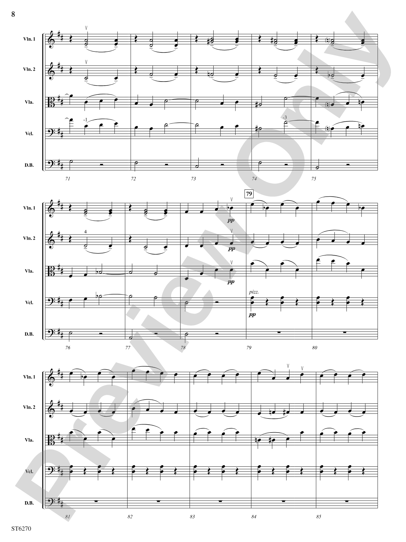 Themes from Romeo and Juliet: String Orchestra Conductor Score & Parts