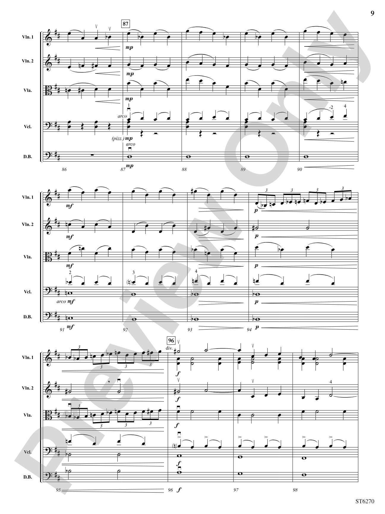 Themes from Romeo and Juliet: String Orchestra Conductor Score & Parts