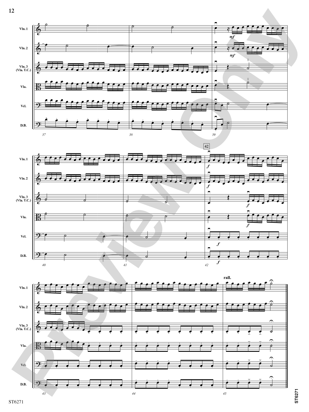 Concerto in C Major: String Orchestra Conductor Score & Parts