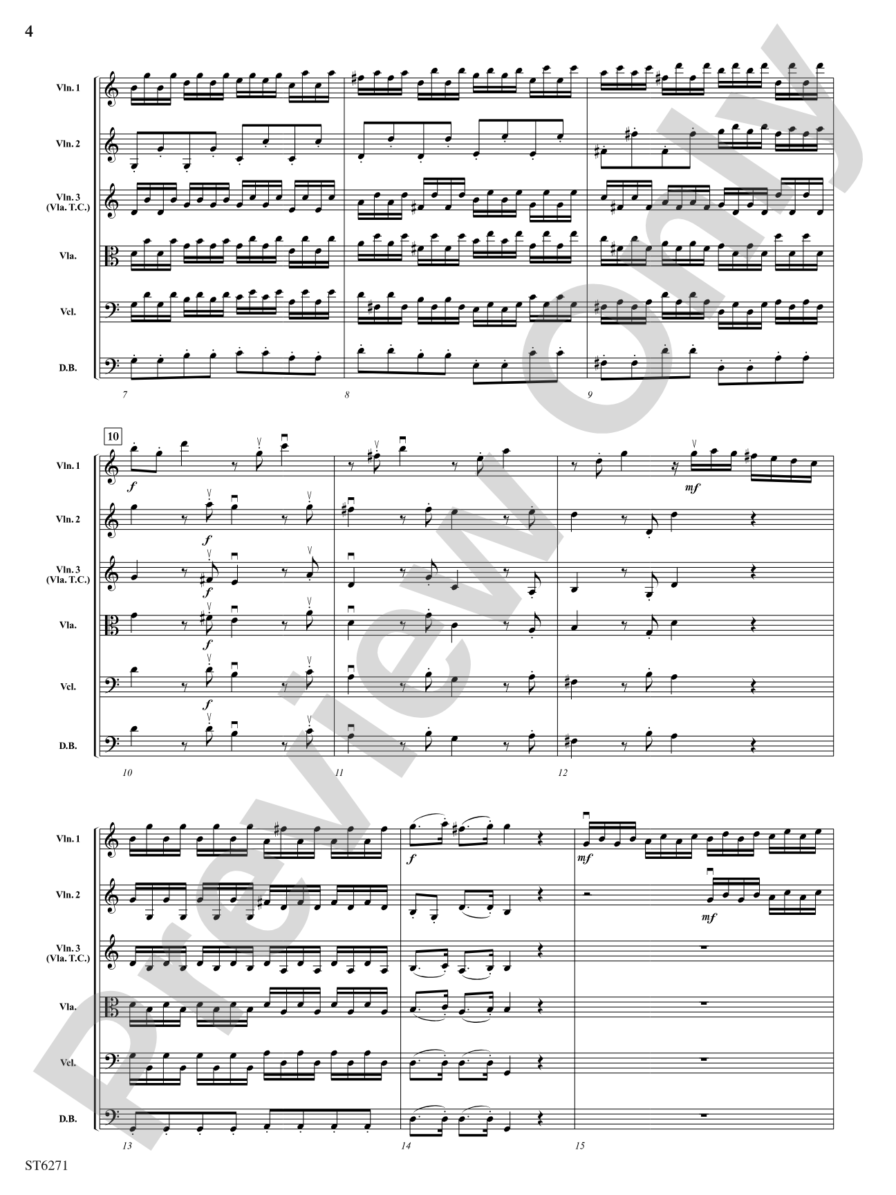 Concerto in C Major: String Orchestra Conductor Score & Parts