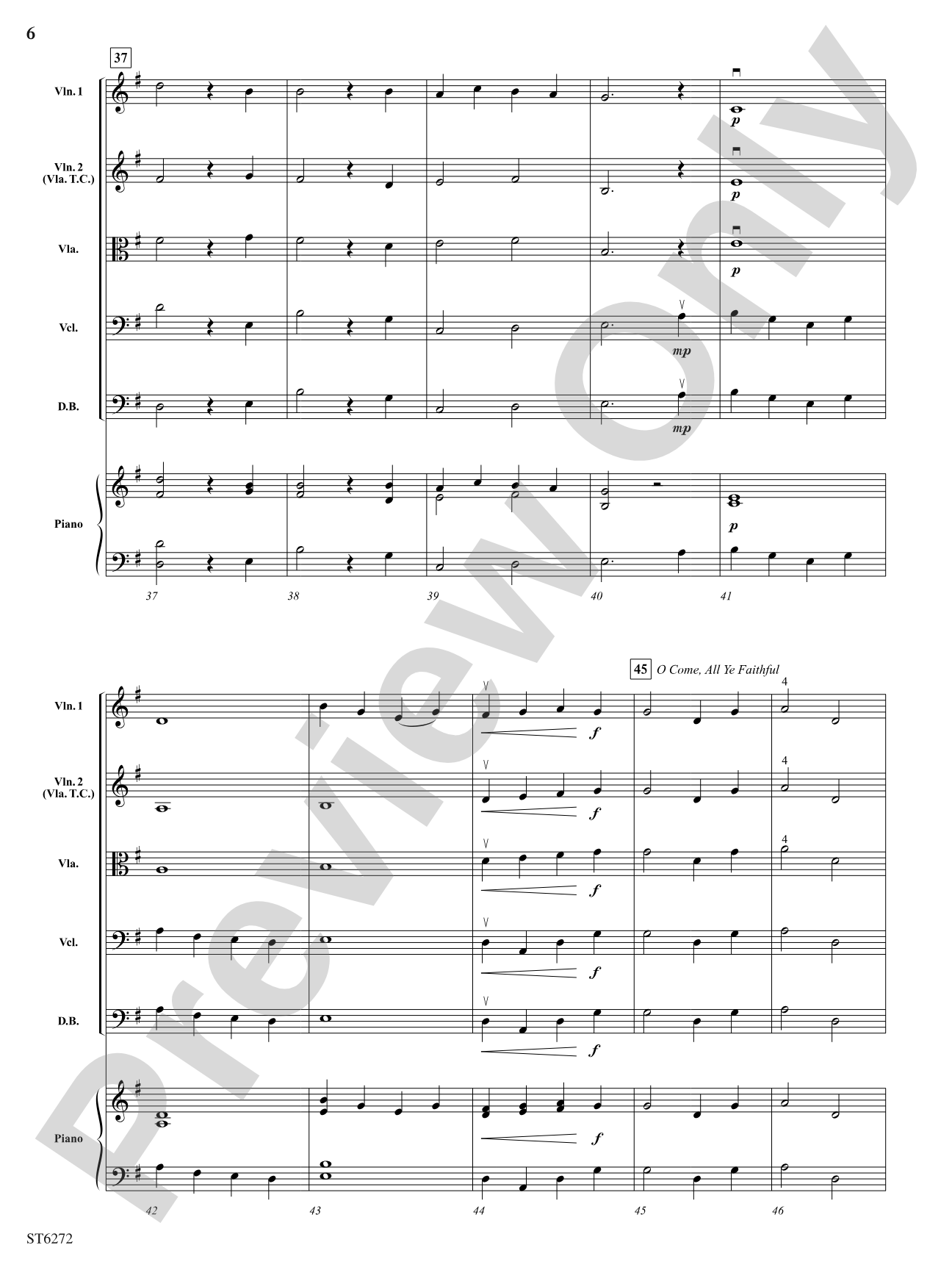 O Come, O Come! It's Christmas!: String Orchestra Conductor Score & Parts