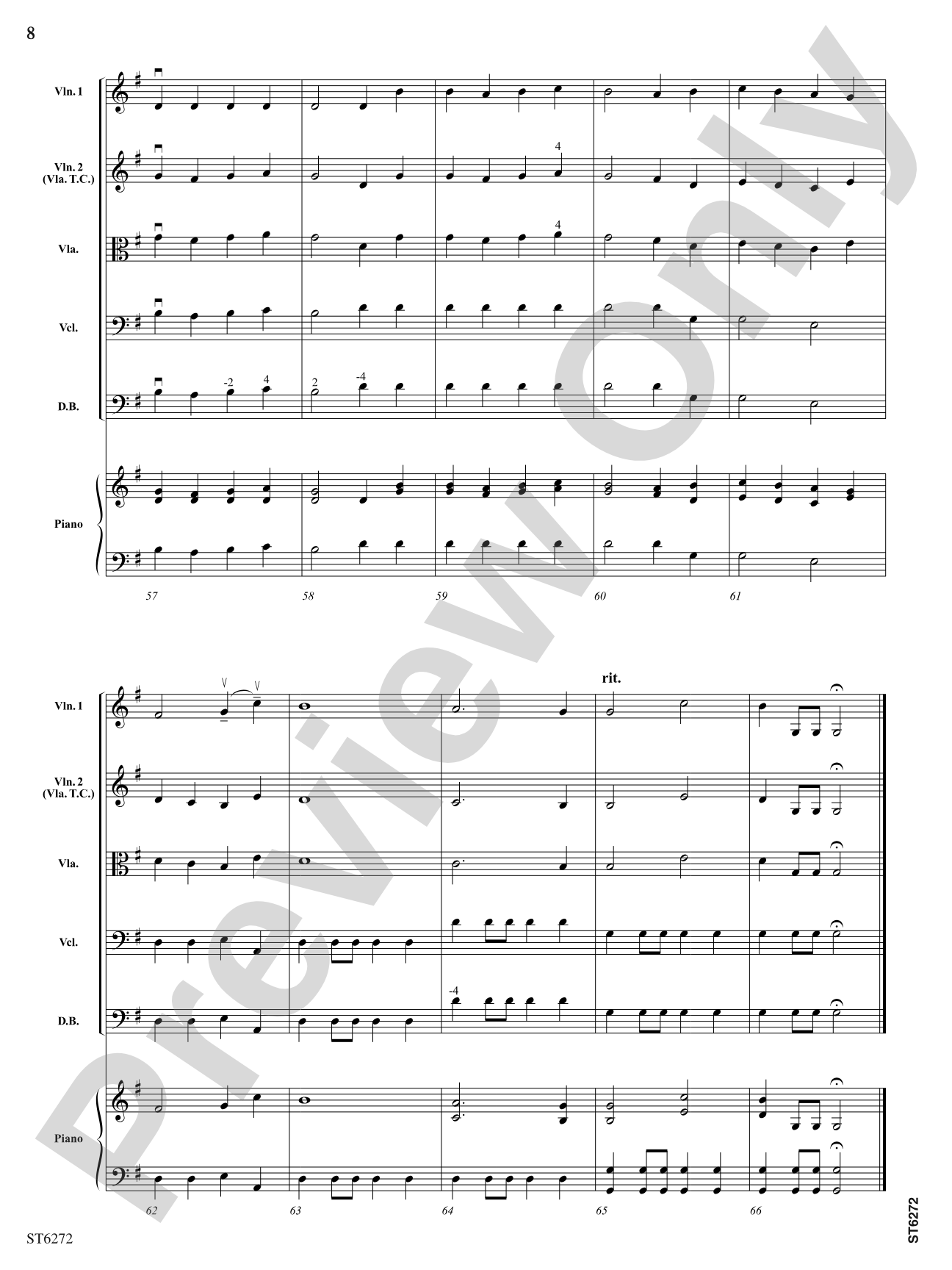 O Come, O Come! It's Christmas!: String Orchestra Conductor Score & Parts
