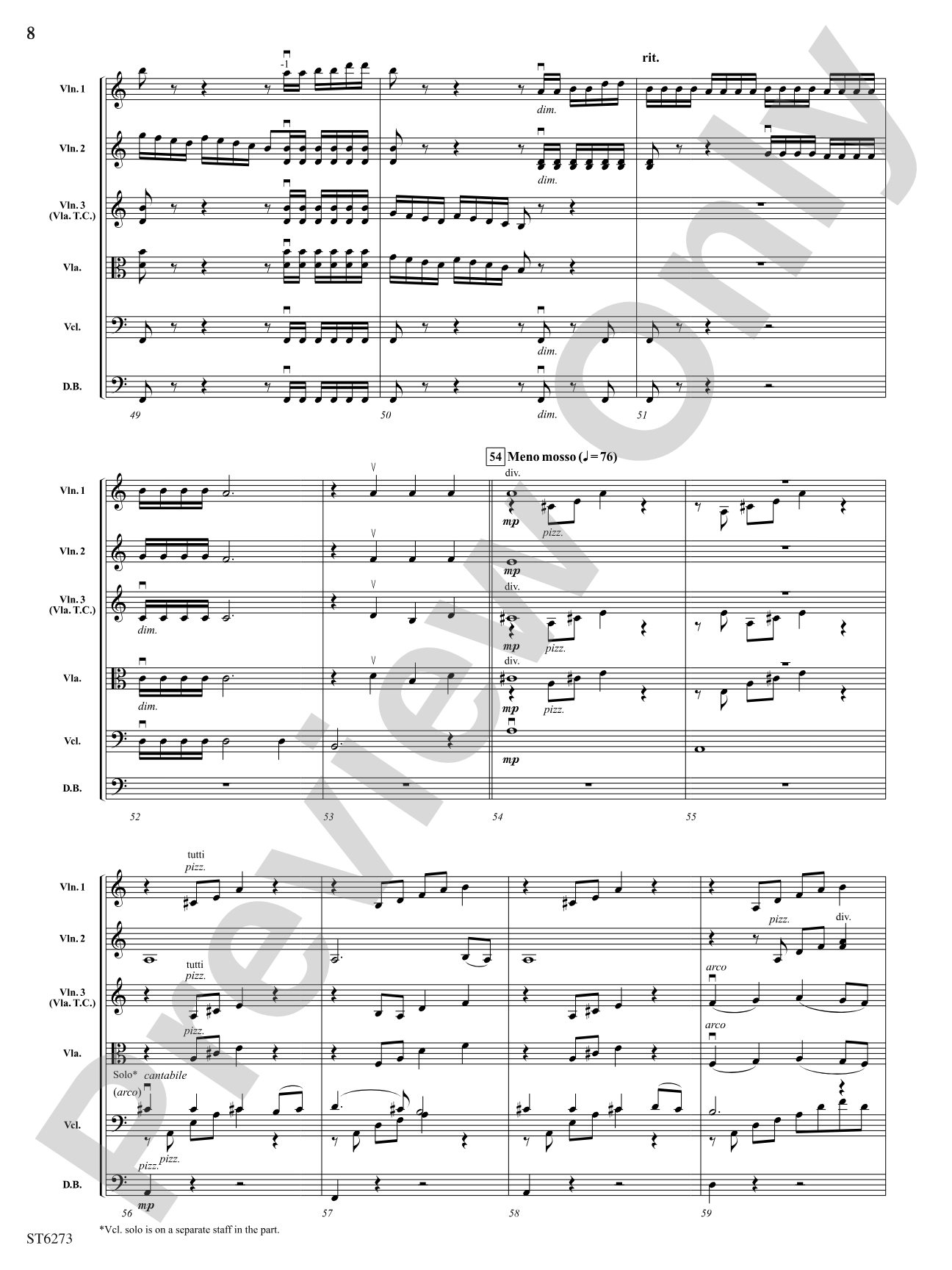 Heart of Fire: String Orchestra Conductor Score & Parts