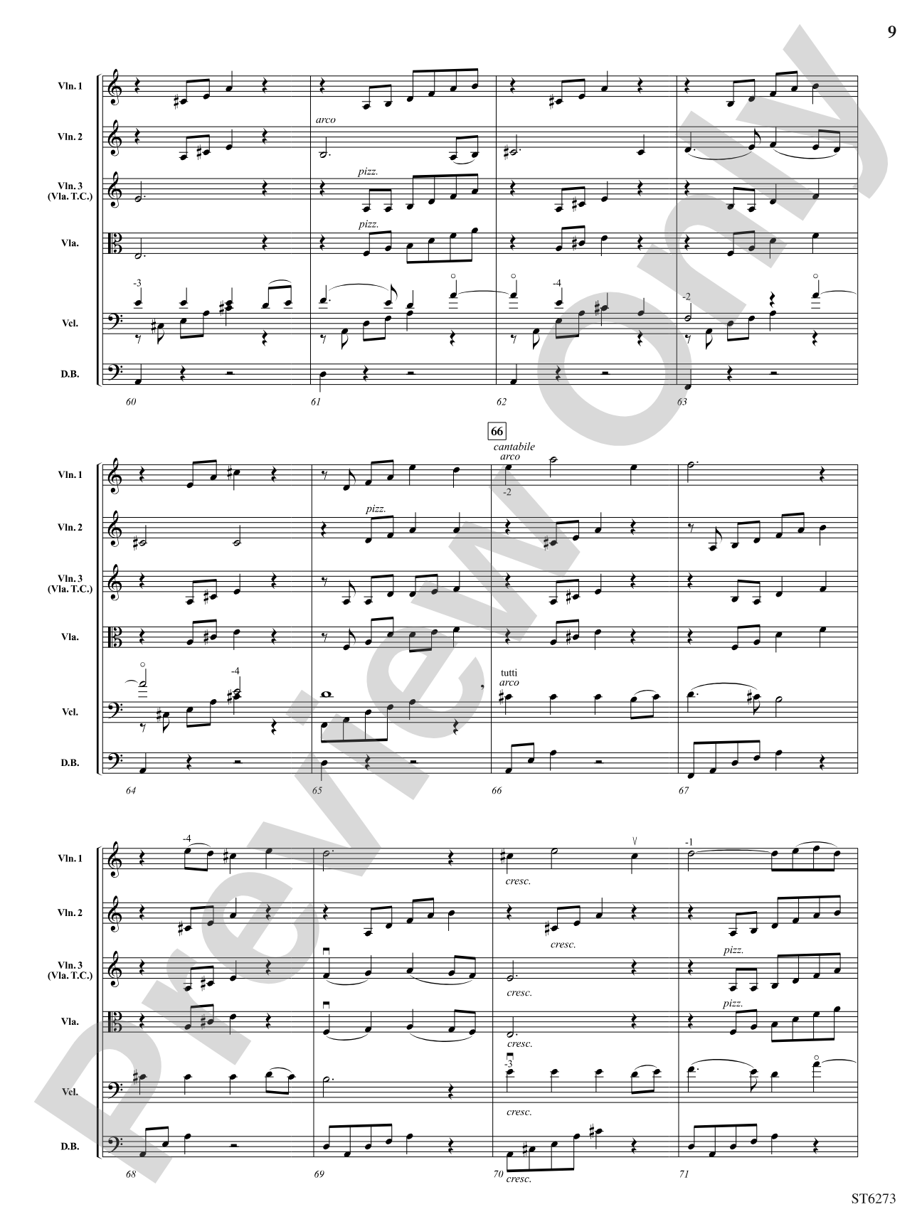 Heart of Fire: String Orchestra Conductor Score & Parts