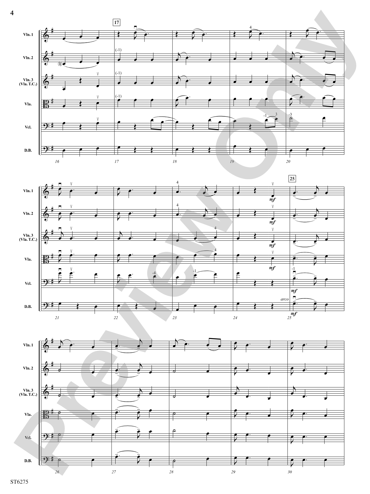 Cockles and Mussels (Molly Malone): String Orchestra Conductor Score & Parts