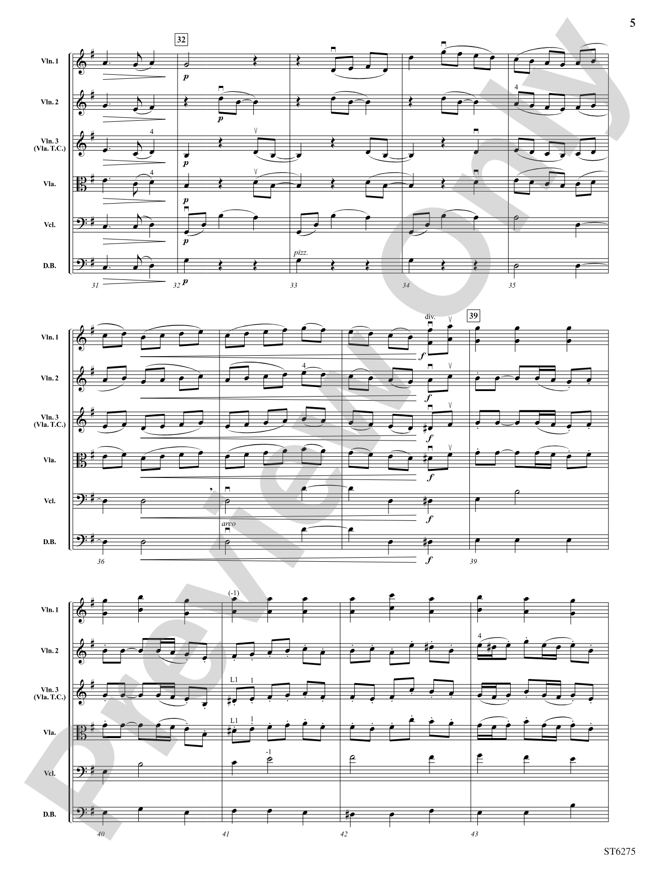 Cockles and Mussels (Molly Malone): String Orchestra Conductor Score & Parts
