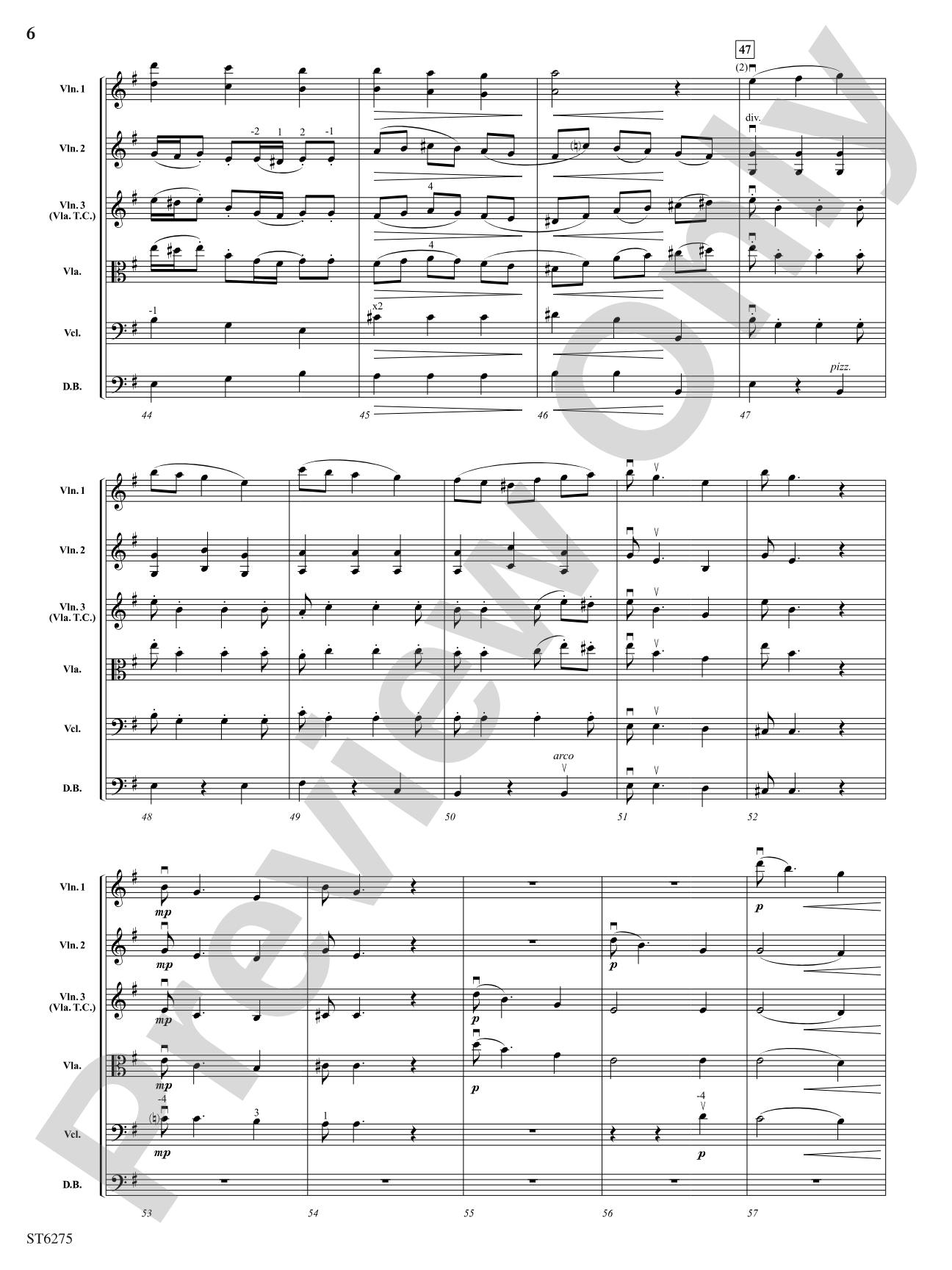 Cockles and Mussels (Molly Malone): String Orchestra Conductor Score & Parts