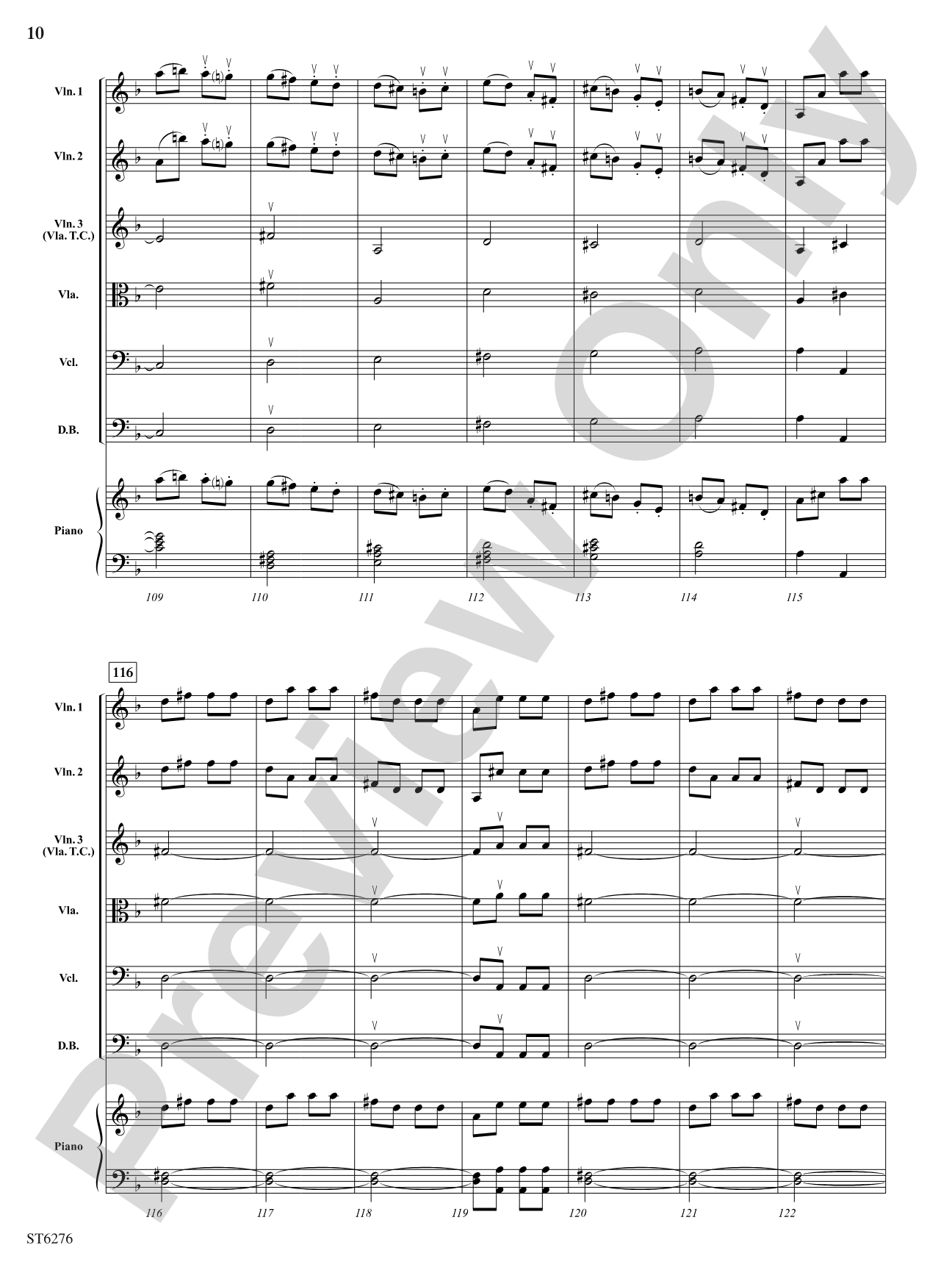 Allegro con brio from Symphony No. 5: String Orchestra Conductor Score & Parts