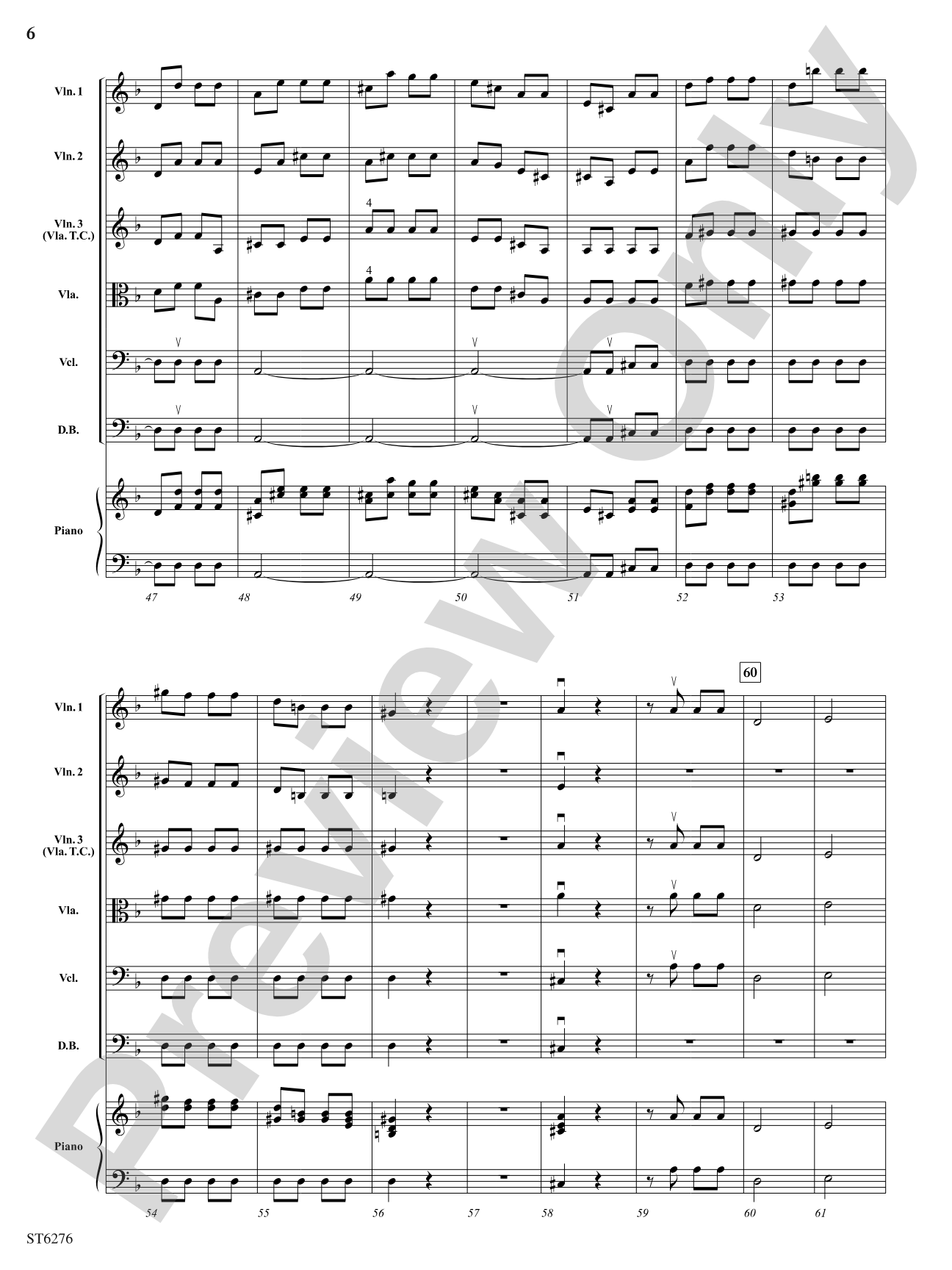Allegro con brio from Symphony No. 5: String Orchestra Conductor Score & Parts