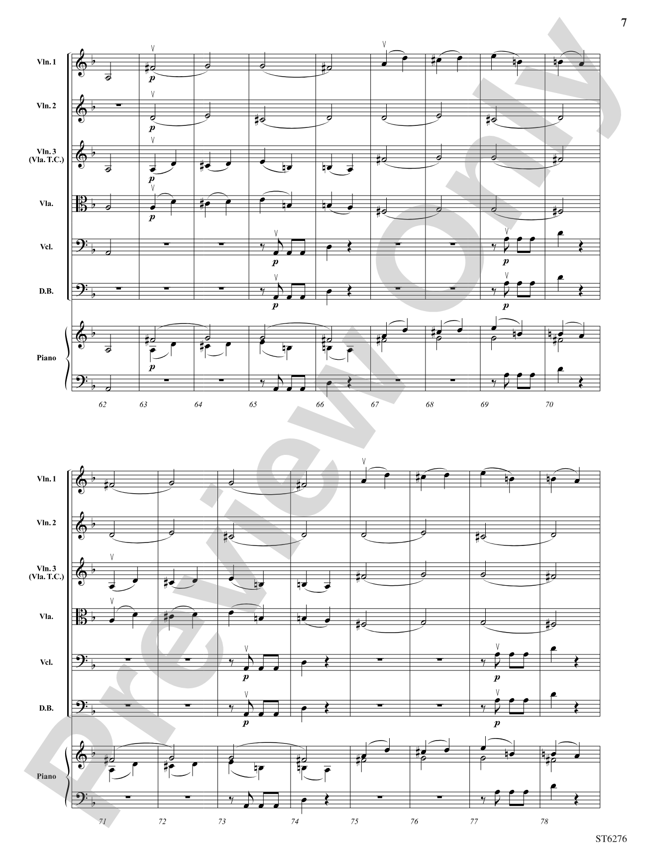 Allegro con brio from Symphony No. 5: String Orchestra Conductor Score & Parts