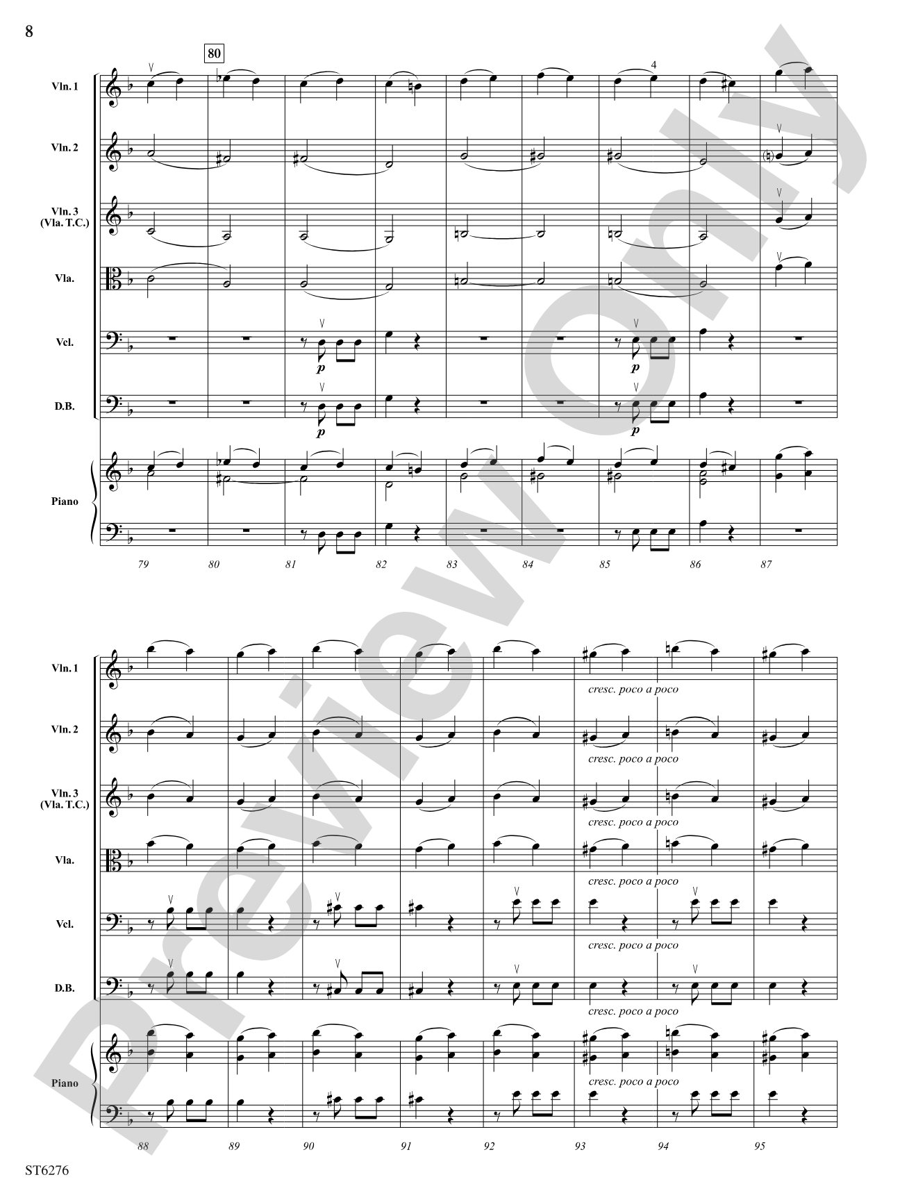 Allegro con brio from Symphony No. 5: String Orchestra Conductor Score & Parts