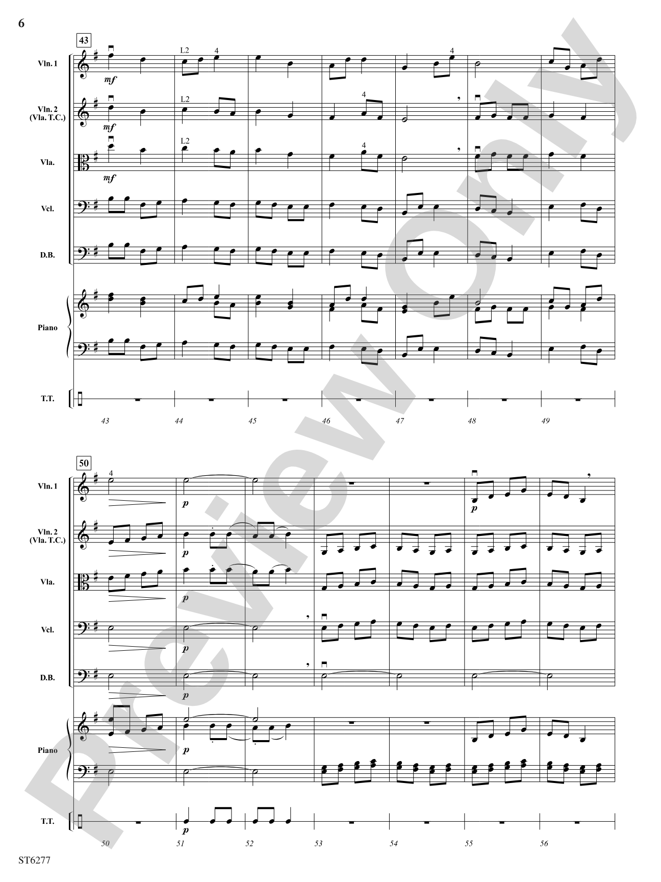 The Huron Carol: String Orchestra Conductor Score & Parts