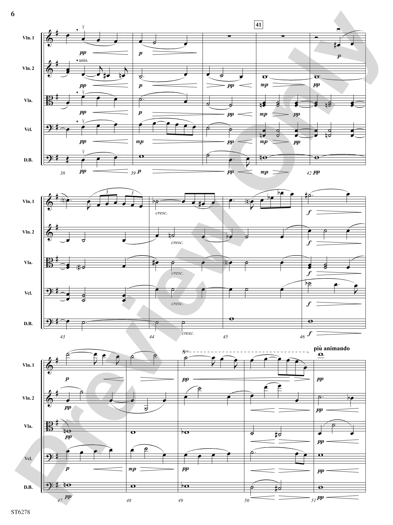 Elegy: String Orchestra Conductor Score & Parts