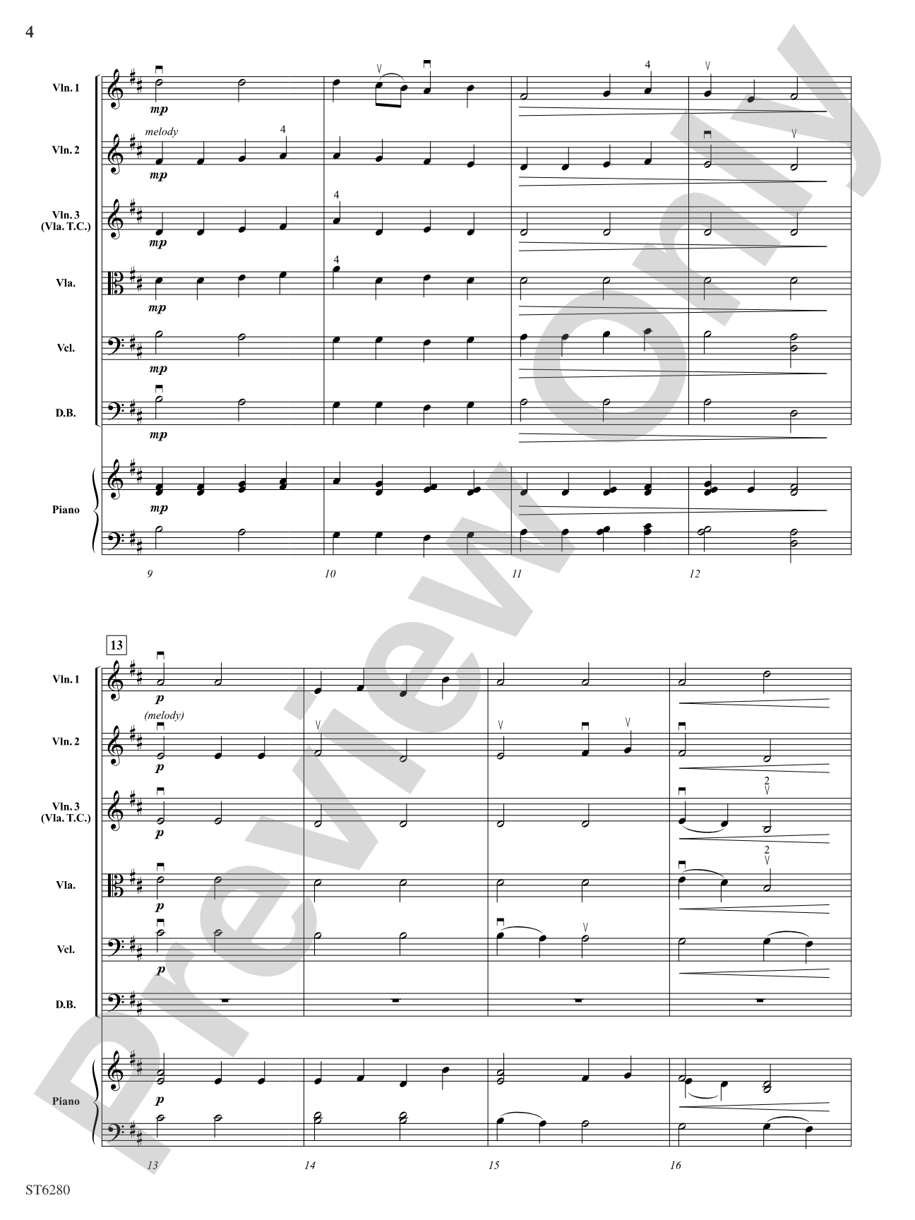 A Beethoven Lullaby: Score