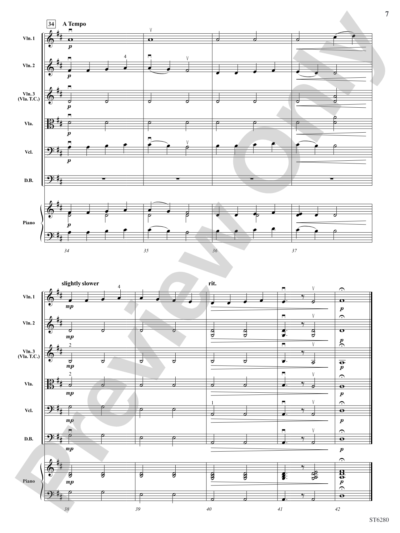 A Beethoven Lullaby: Score