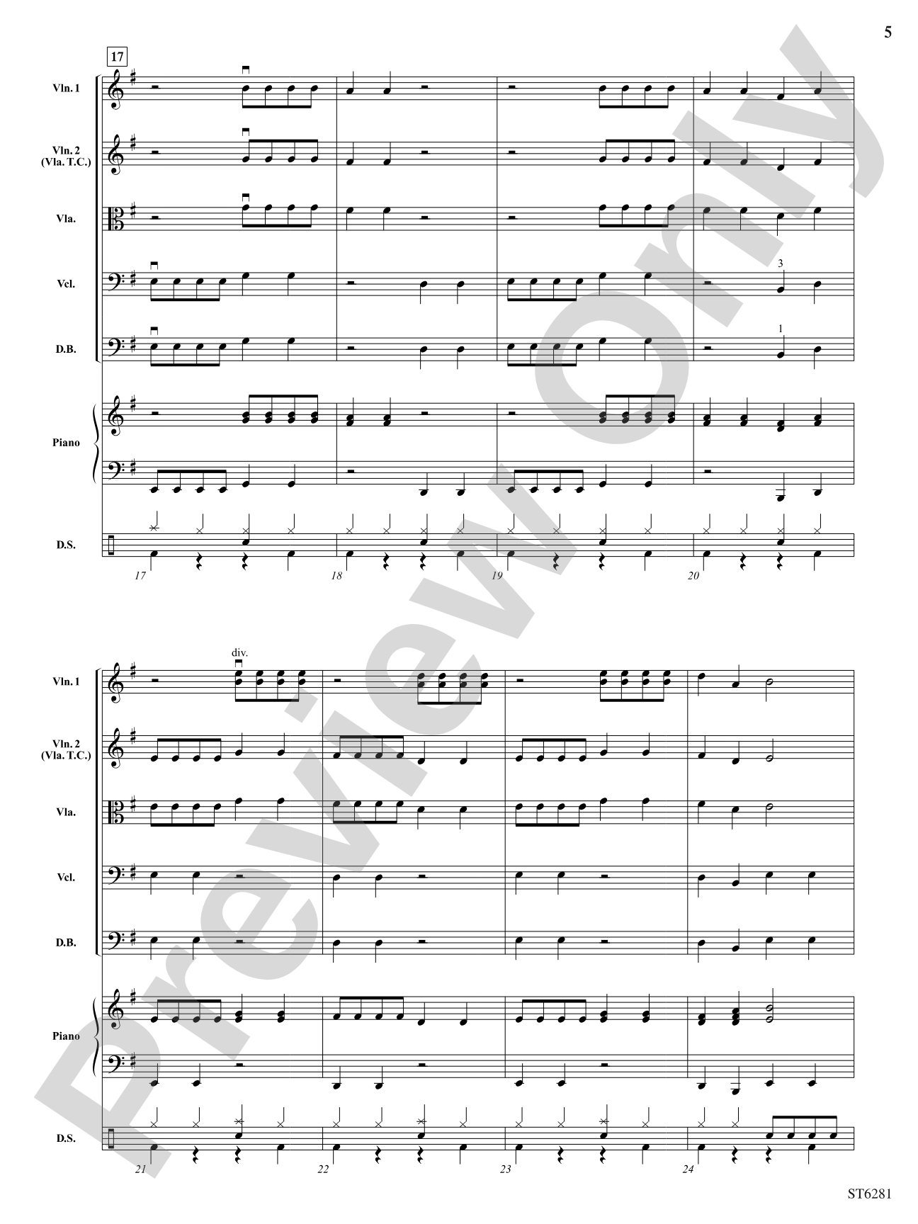 Pepperoni Pizza Rock: String Orchestra Conductor Score & Parts