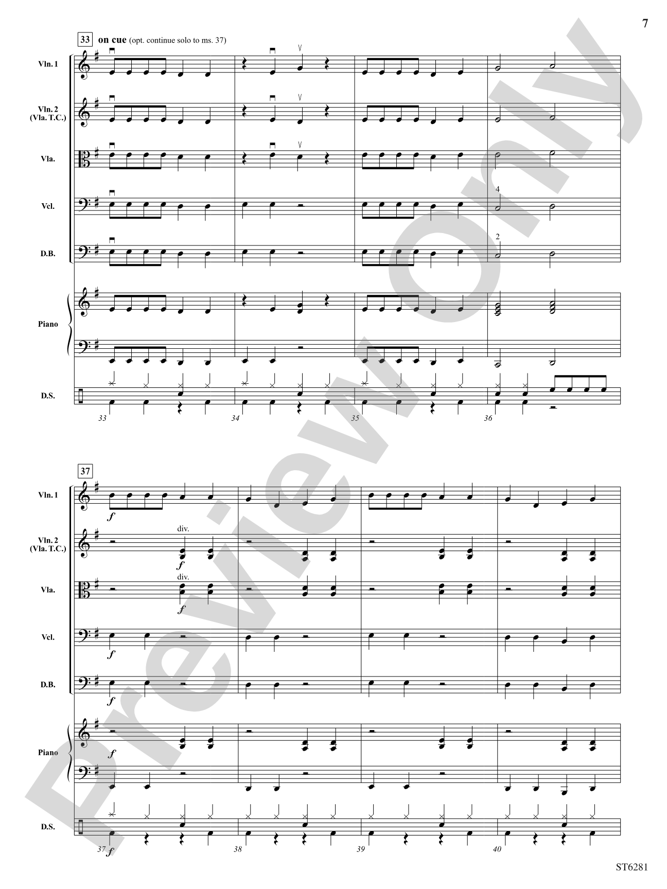 Pepperoni Pizza Rock: String Orchestra Conductor Score & Parts