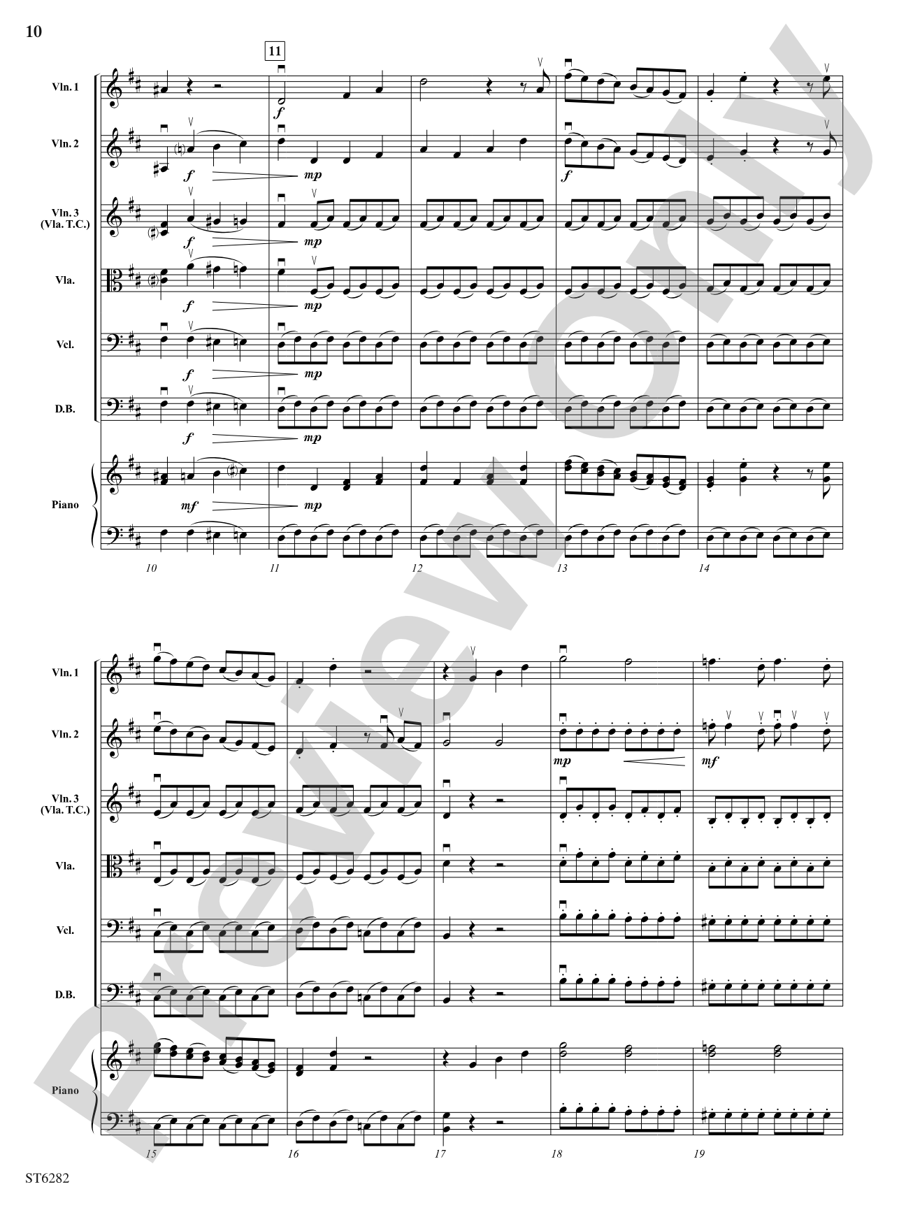 Suite from the Magic Flute: String Orchestra Conductor Score & Parts