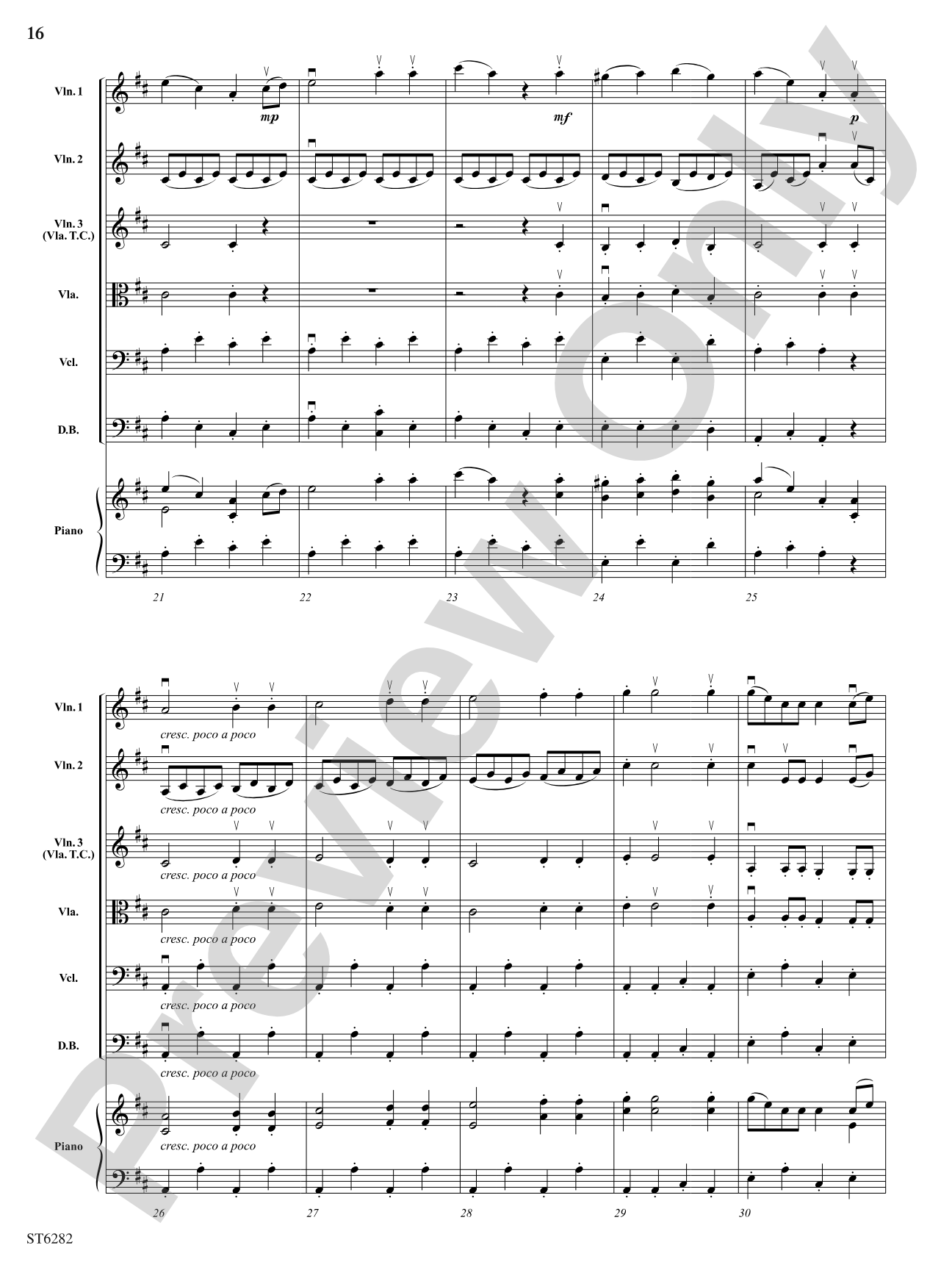 Suite from the Magic Flute: String Orchestra Conductor Score & Parts
