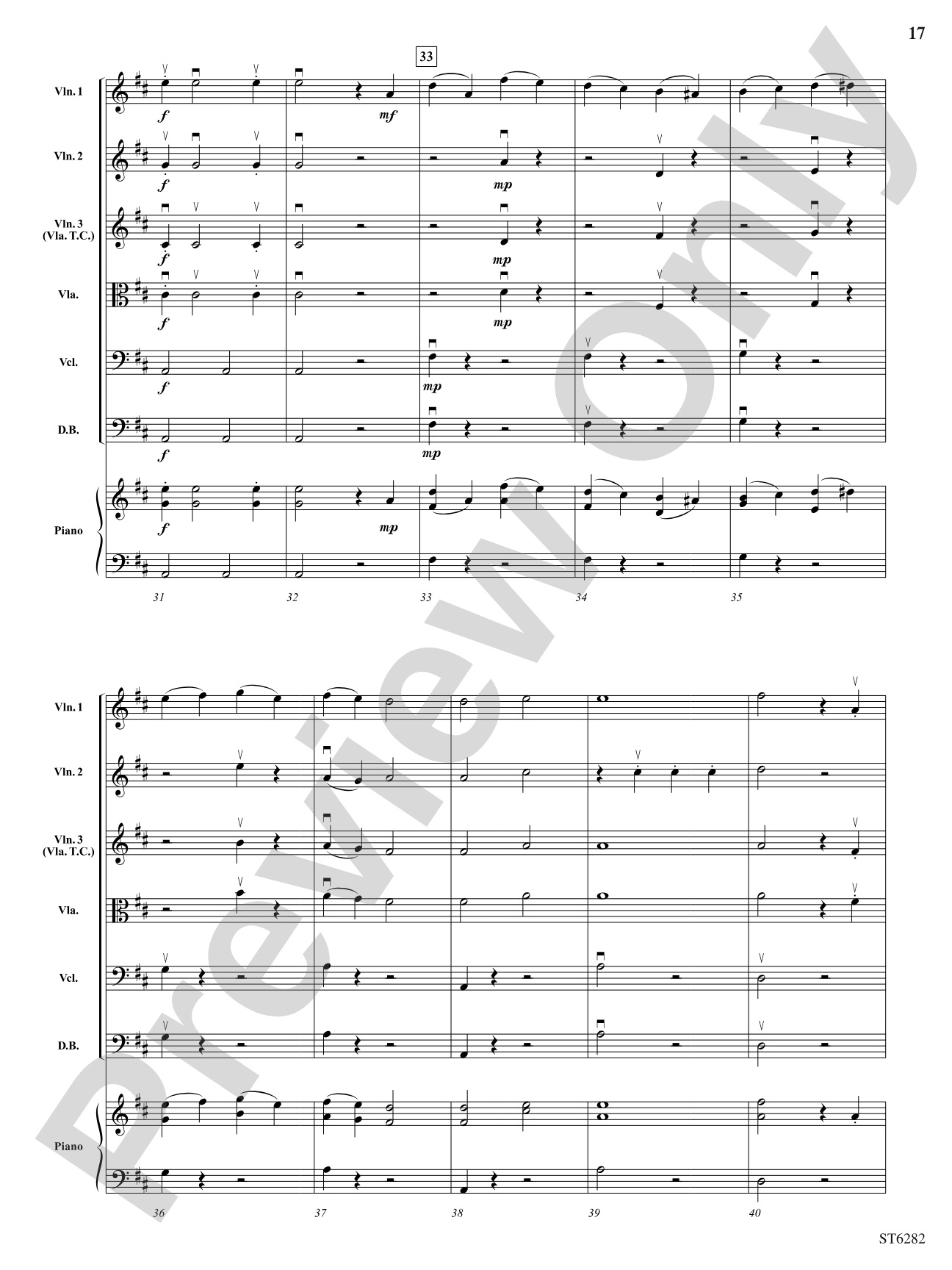 Suite from the Magic Flute: String Orchestra Conductor Score & Parts