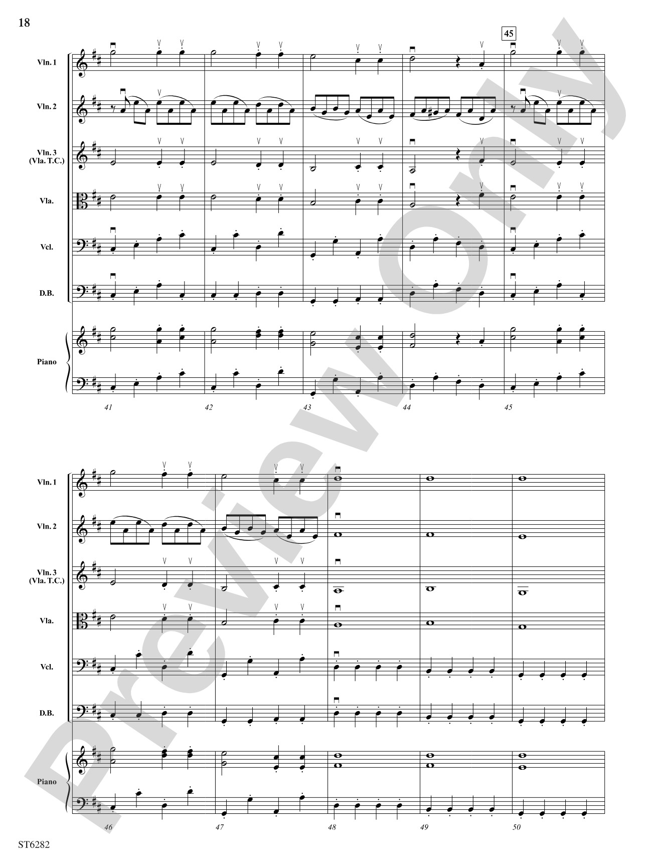 Suite from the Magic Flute: String Orchestra Conductor Score & Parts
