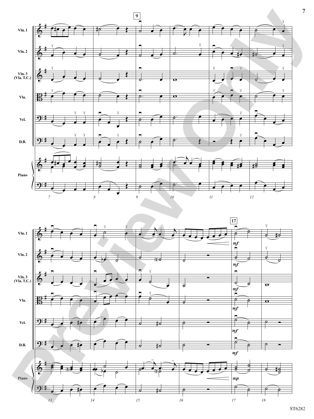Suite from the Magic Flute: String Orchestra Conductor Score & Parts