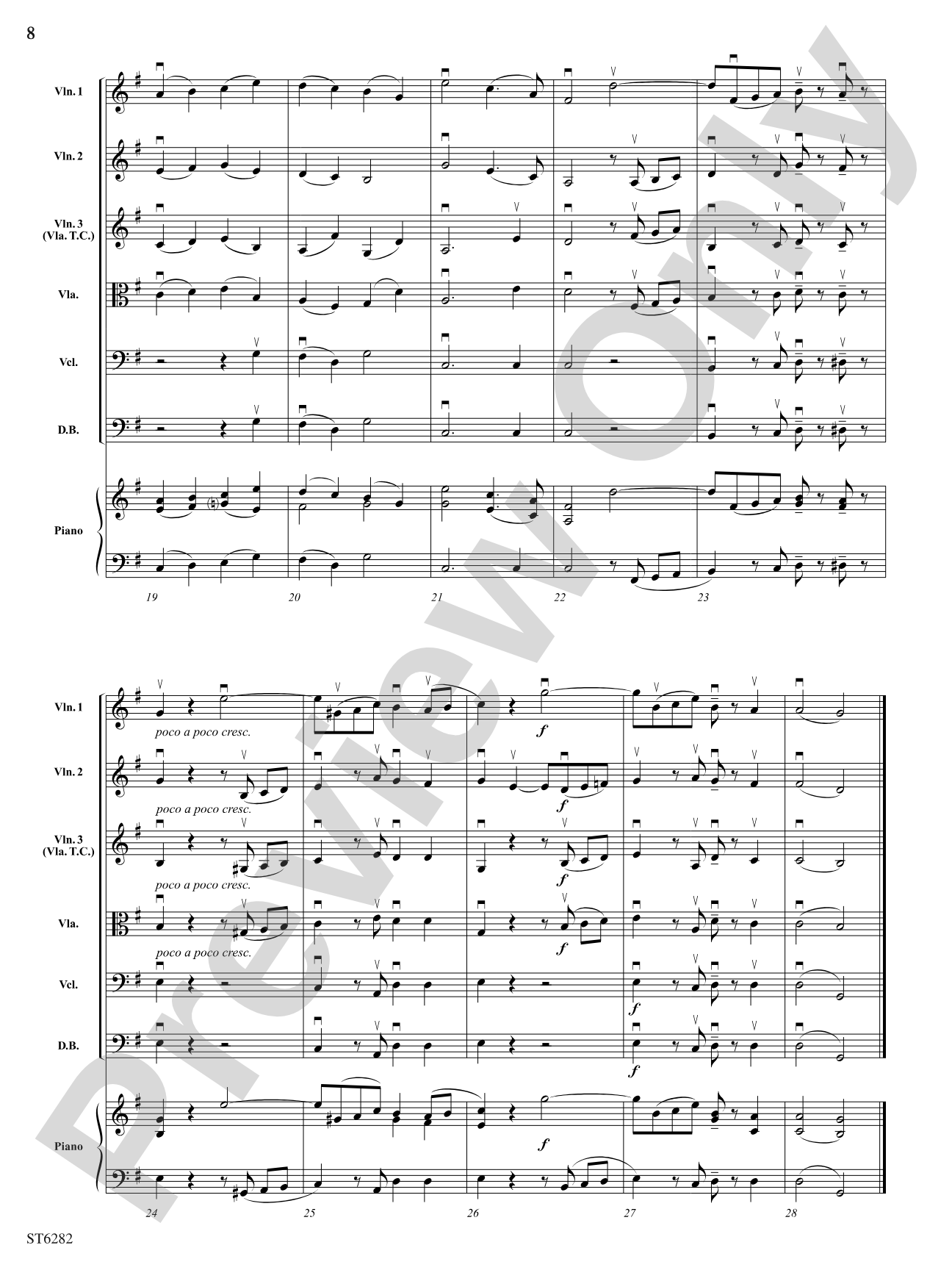 Suite from the Magic Flute: String Orchestra Conductor Score & Parts