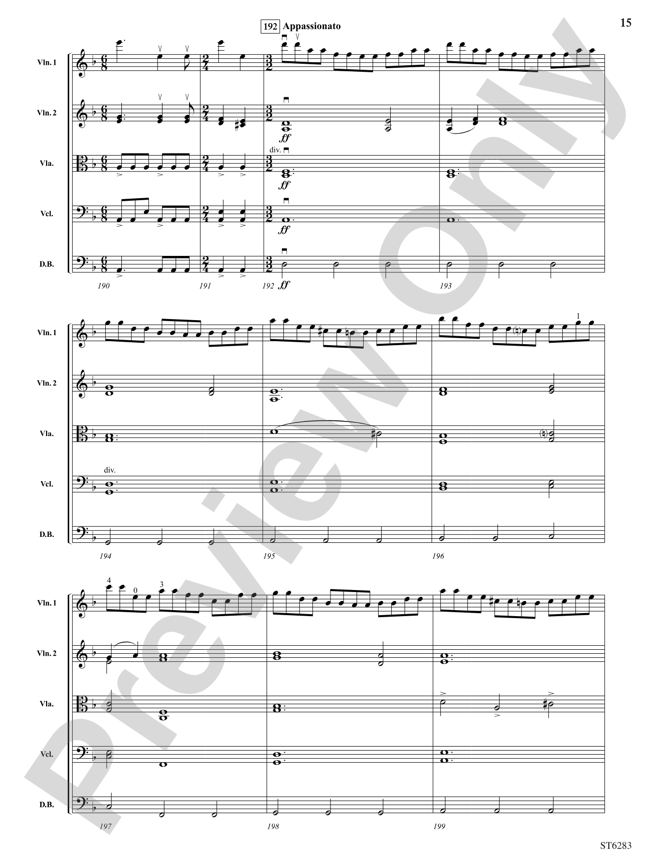 Orion and the Scorpion: String Orchestra Conductor Score & Parts