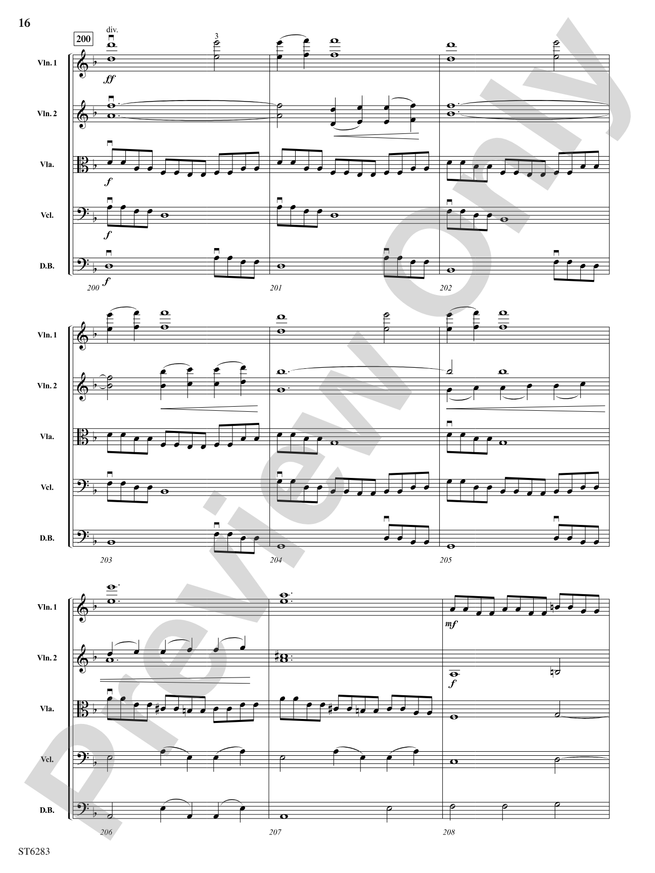 Orion and the Scorpion: String Orchestra Conductor Score & Parts