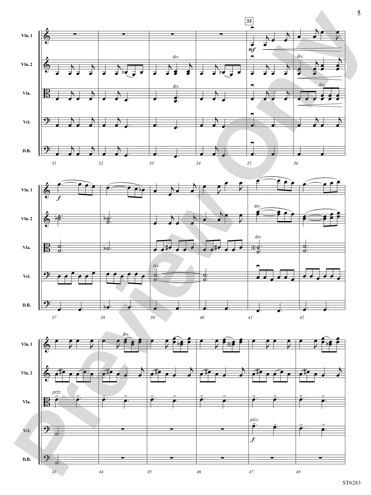 Orion and the Scorpion: String Orchestra Conductor Score & Parts