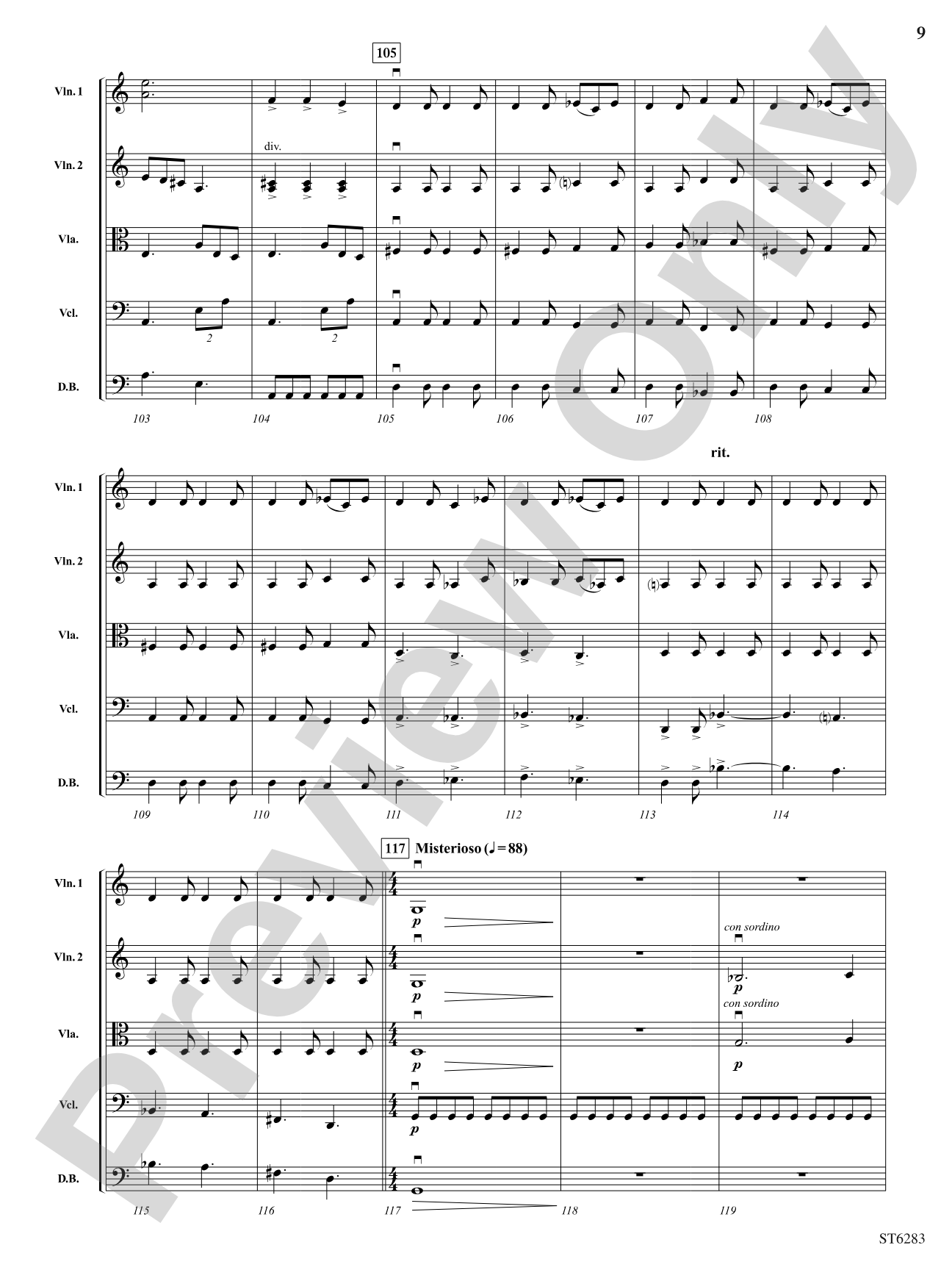 Orion and the Scorpion: String Orchestra Conductor Score & Parts