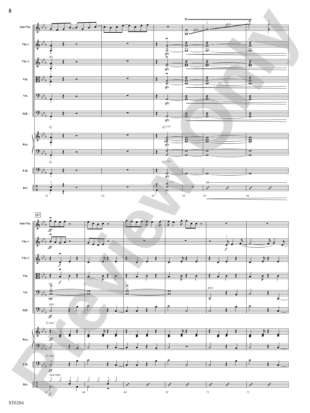 Watch Out!: String Orchestra Conductor Score & Parts