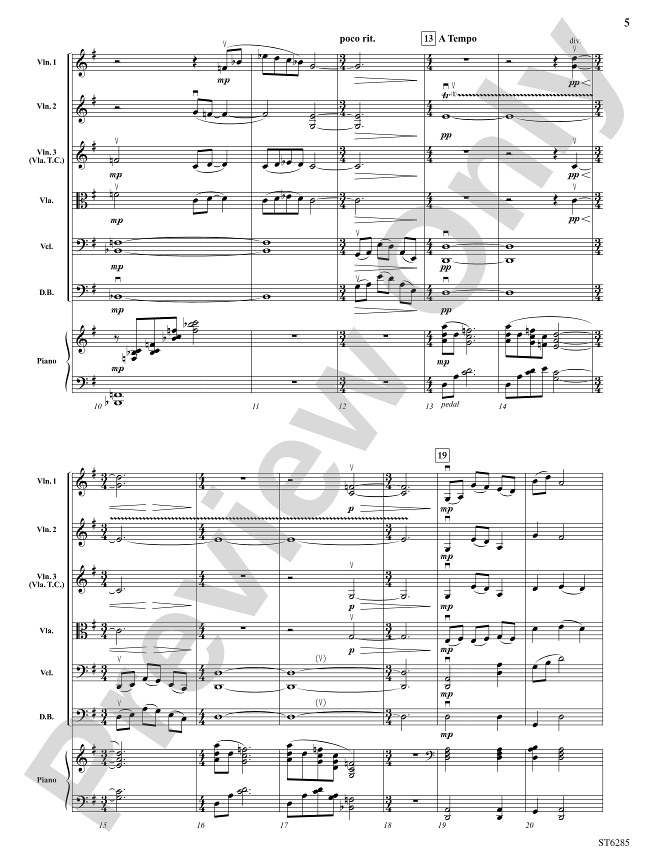 Possibilities...: String Orchestra Conductor Score & Parts