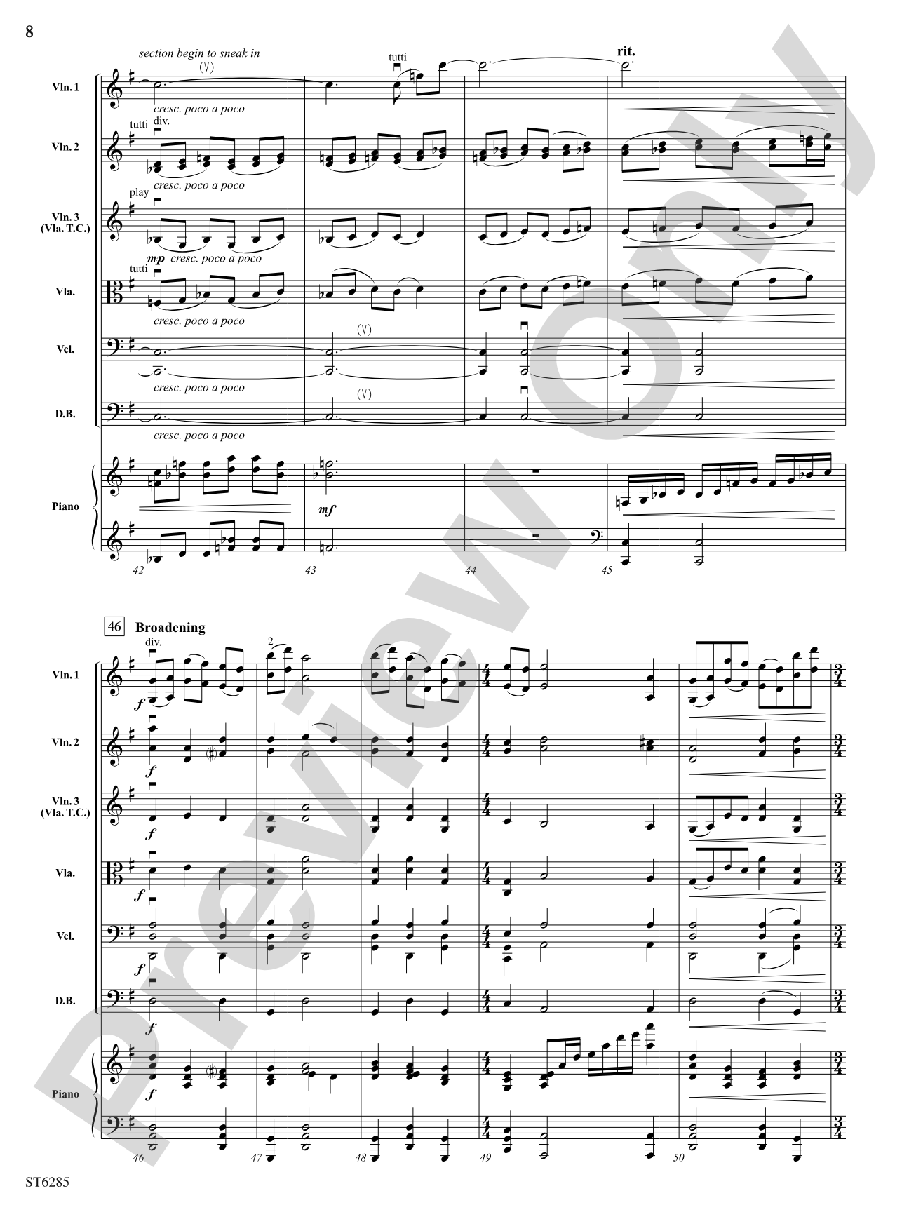Possibilities...: String Orchestra Conductor Score & Parts