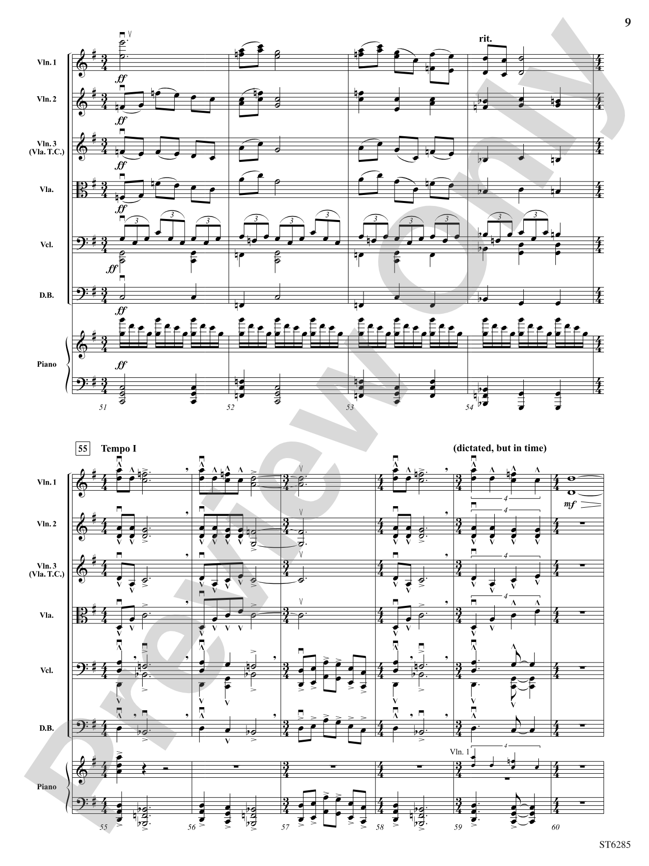 Possibilities...: String Orchestra Conductor Score & Parts