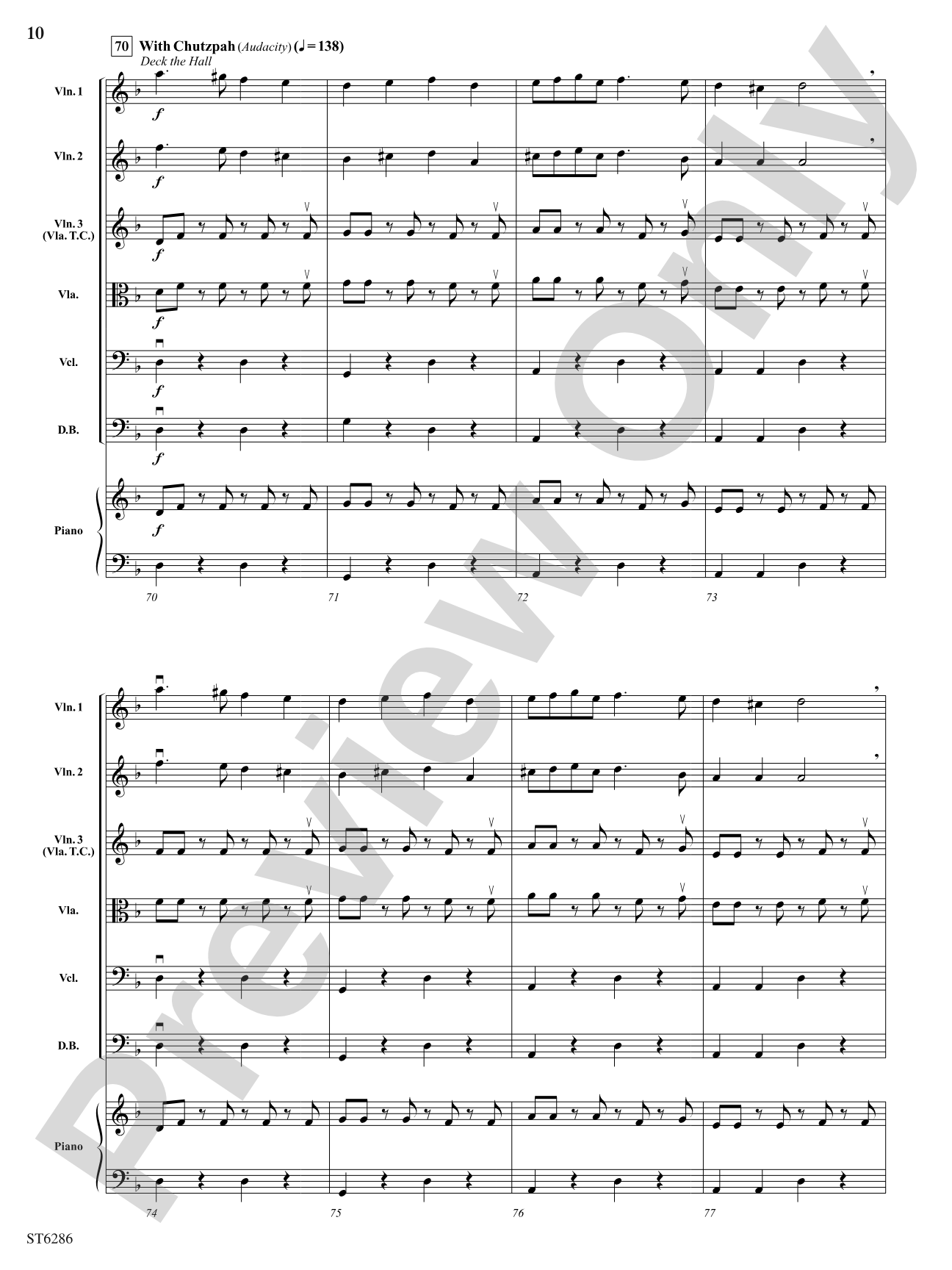 We Wish You a Klezmer Christmas: Score