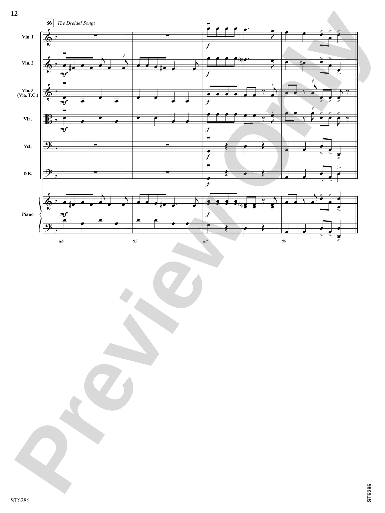 We Wish You a Klezmer Christmas: Score